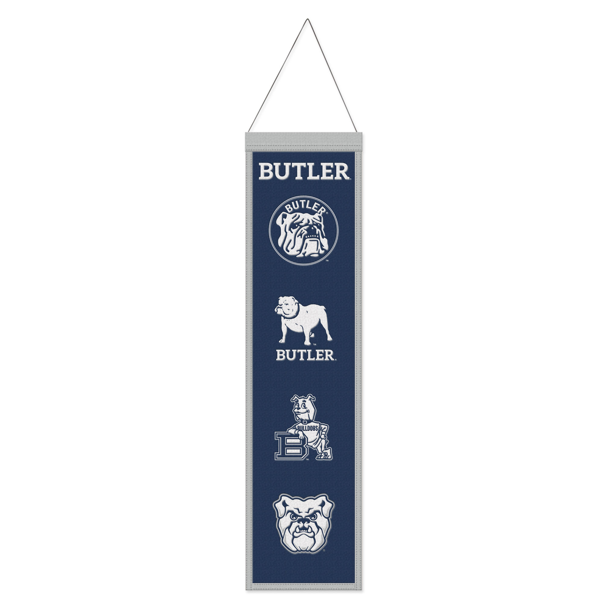 WinCraft Butler Bulldogs 8″ x 32″ Wool Evolution Banner WinCraft Butler Bulldogs 8″ x 32″ Wool Evolution Banner