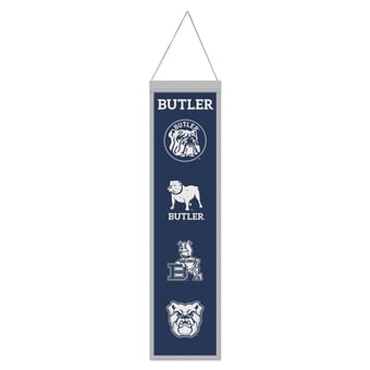 WinCraft Butler Bulldogs 8" x 32" Wool Evolution Banner