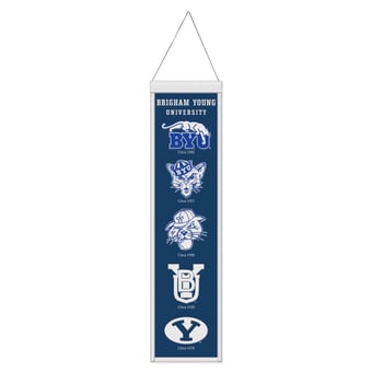 WinCraft BYU Cougars 8" x 32" Wool Evolution Banner