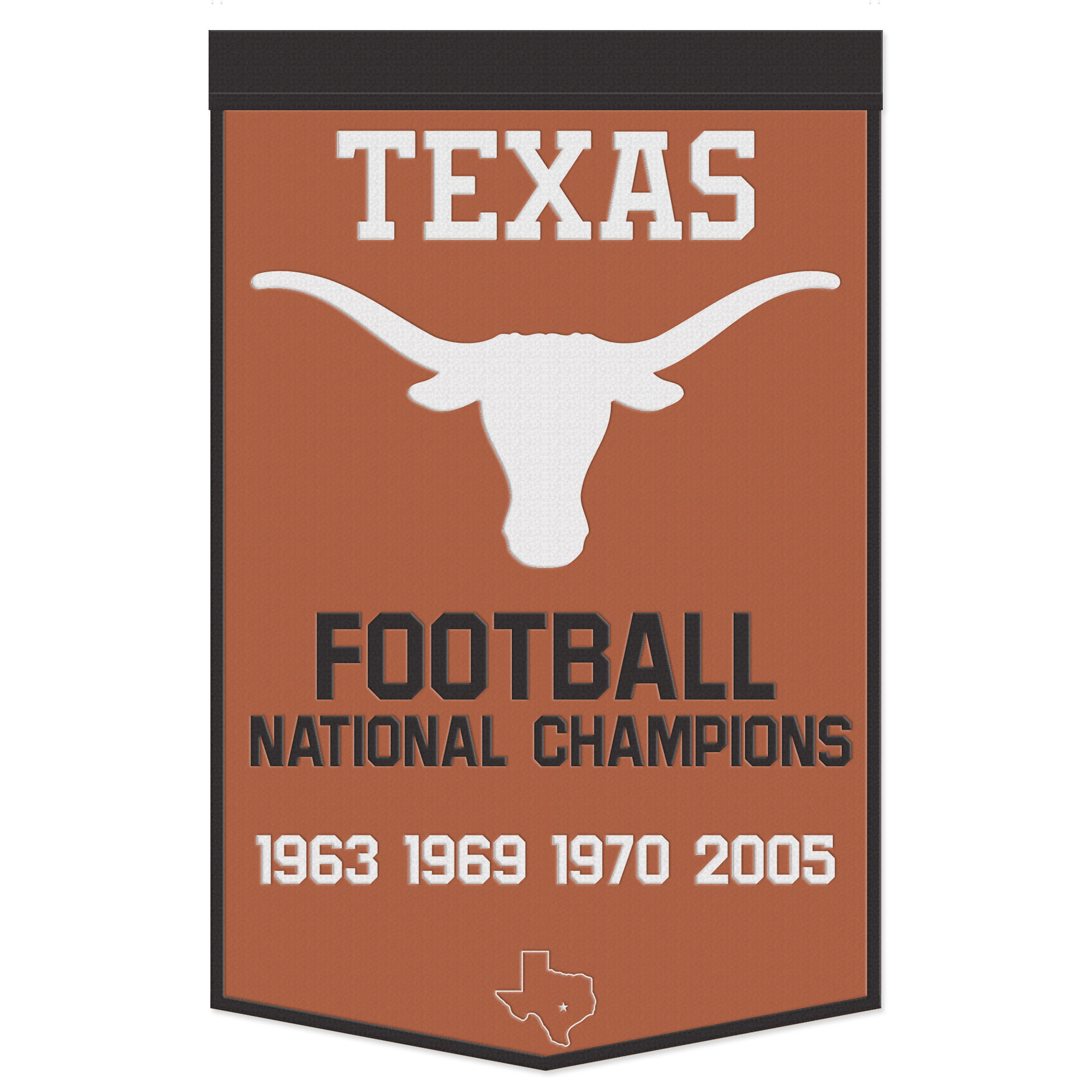 WinCraft Texas Longhorns 24" x 38" Wool Championship Banner