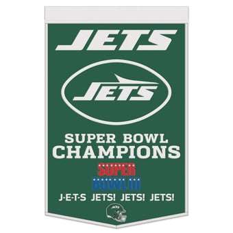 WinCraft New York Jets 24" x 38" Wool Championship Banner
