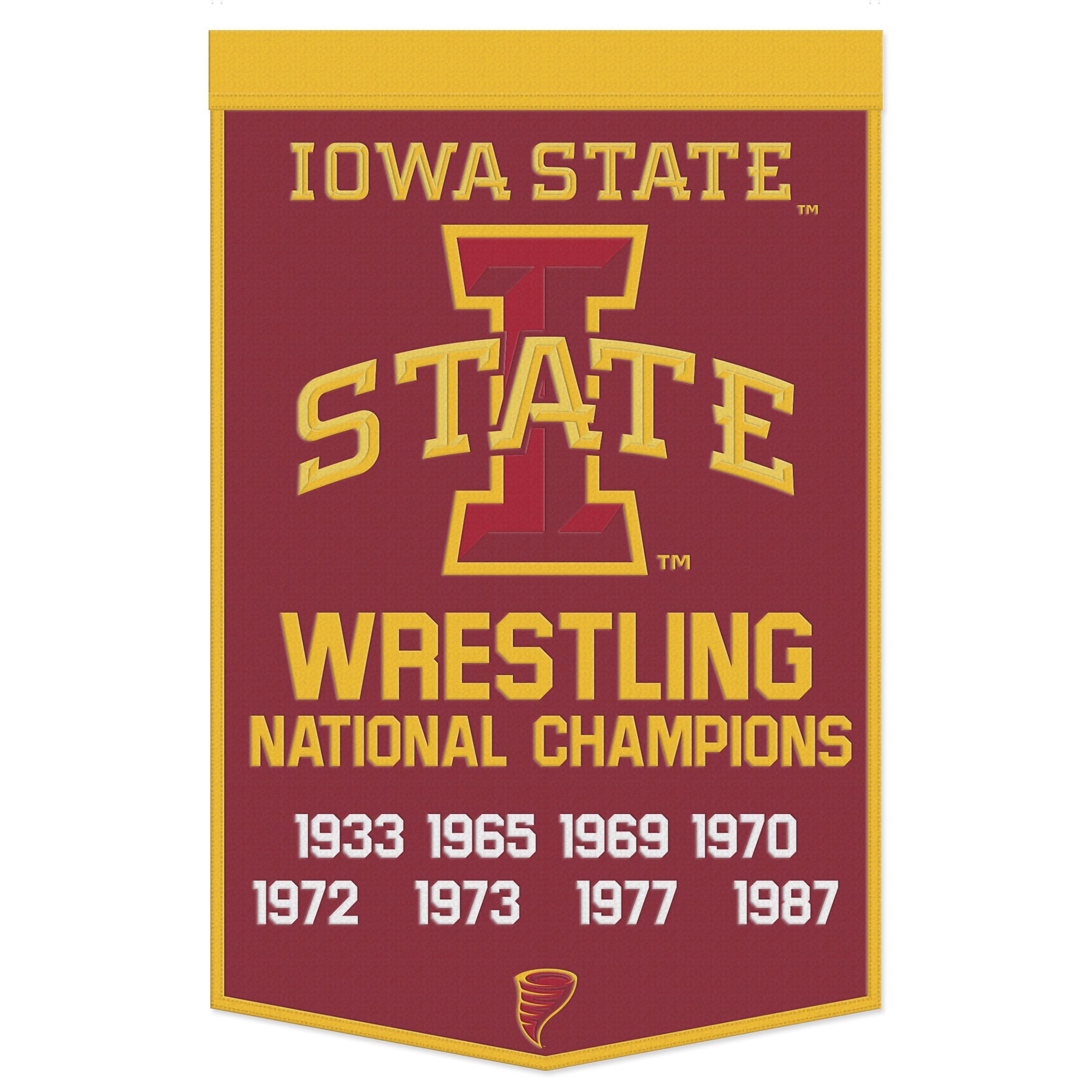 WinCraft Iowa State Cyclones 24" x 38" Wool Championship Banner