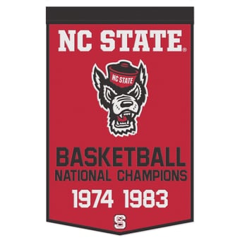 WinCraft NC State Wolfpack 24" x 38" Wool Championship Banner