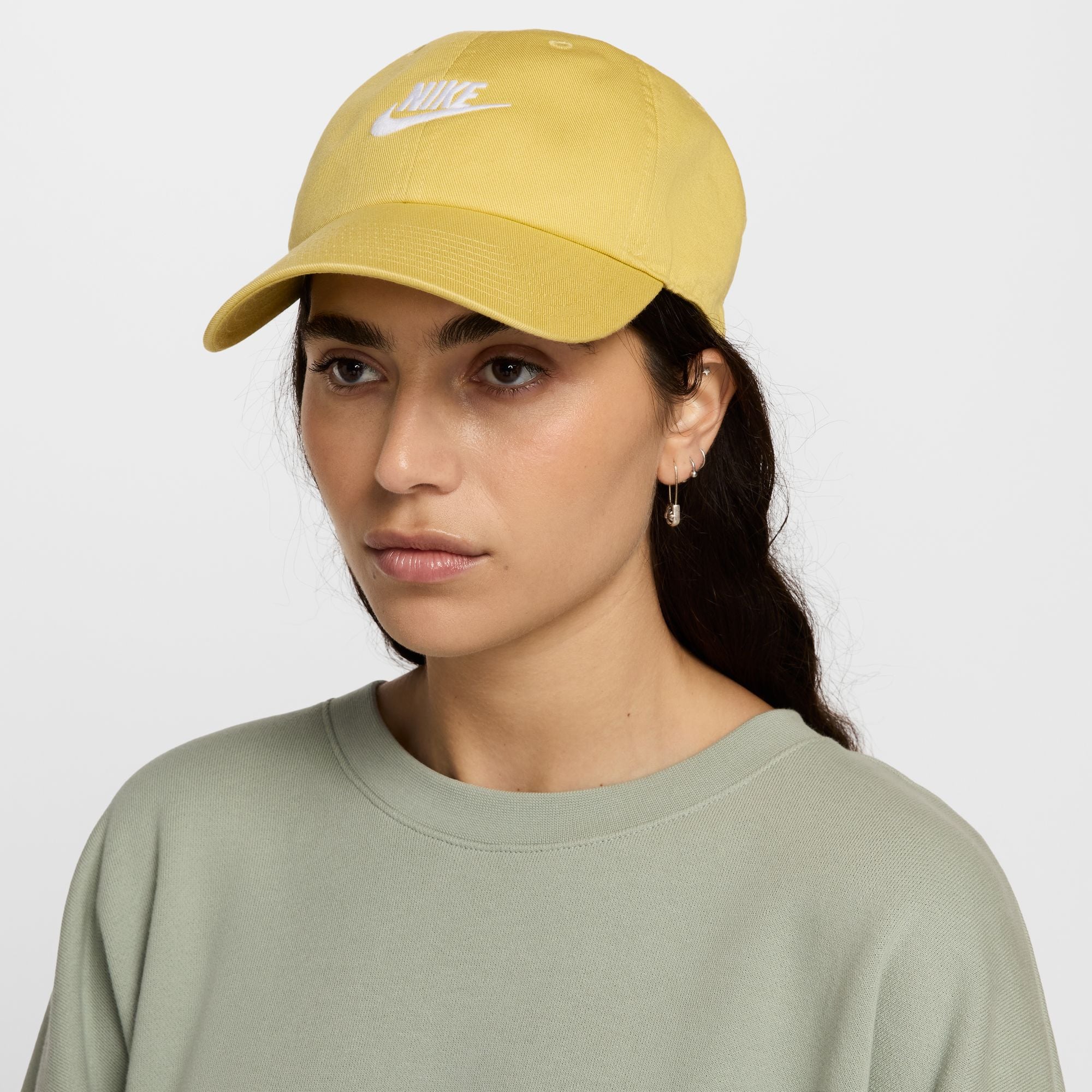 Unisex Nike Yellow Futura Wash Club Adjustable Hat