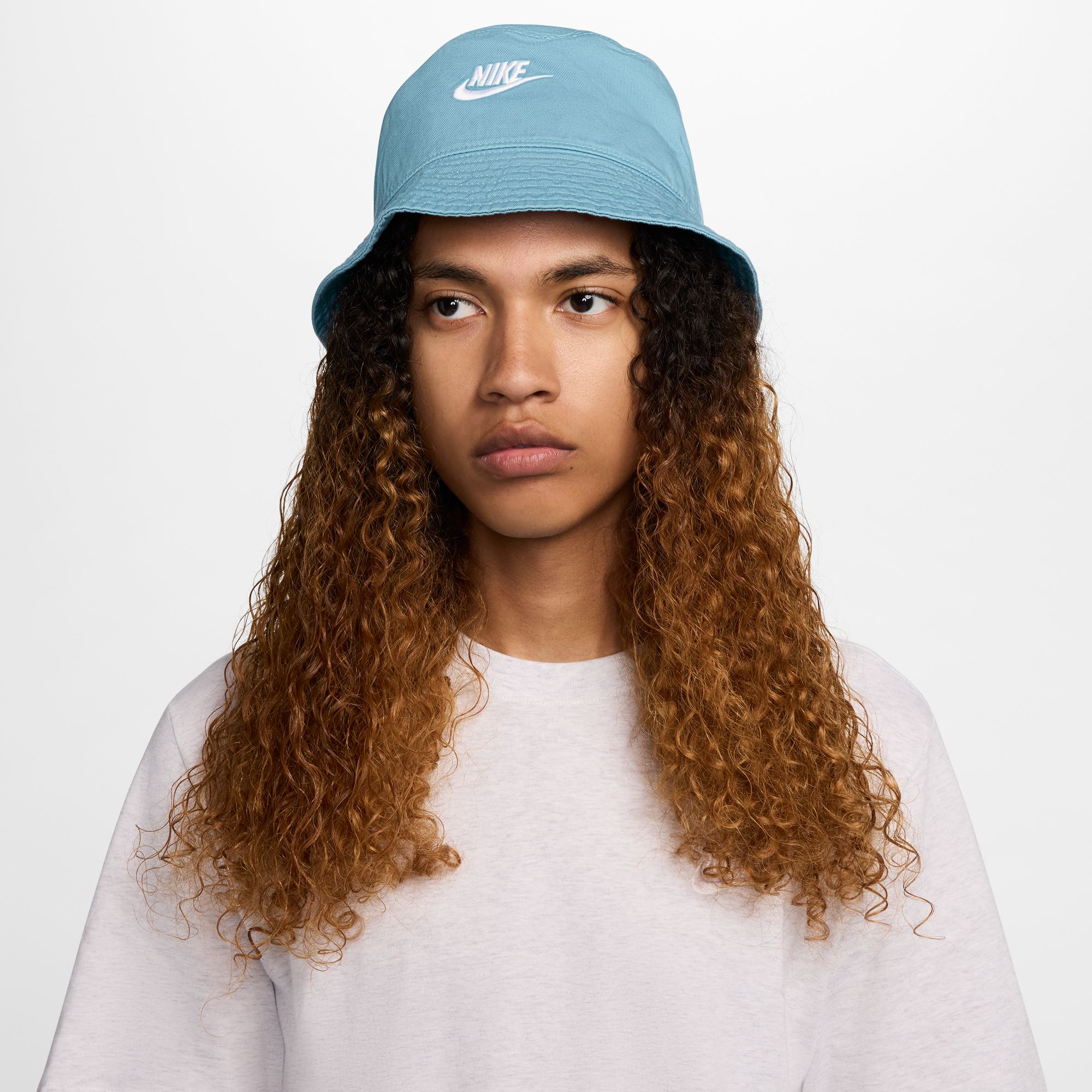 Unisex Nike Turquoise Apex Futura Washed Bucket Hat
