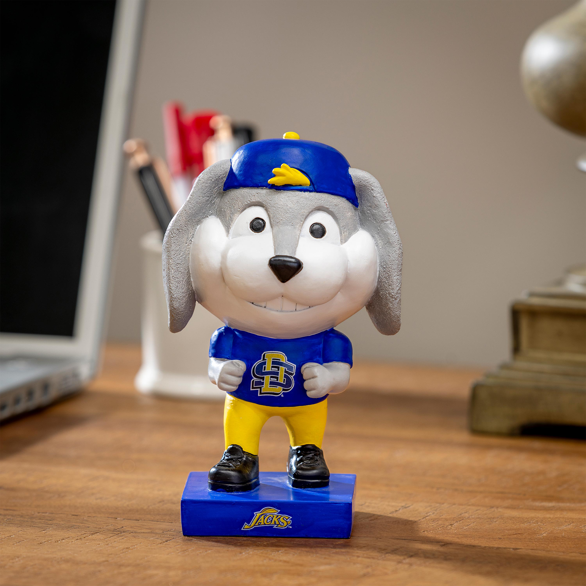 South Dakota State Jackrabbits Lil Big Head Mascot Garden Statue
