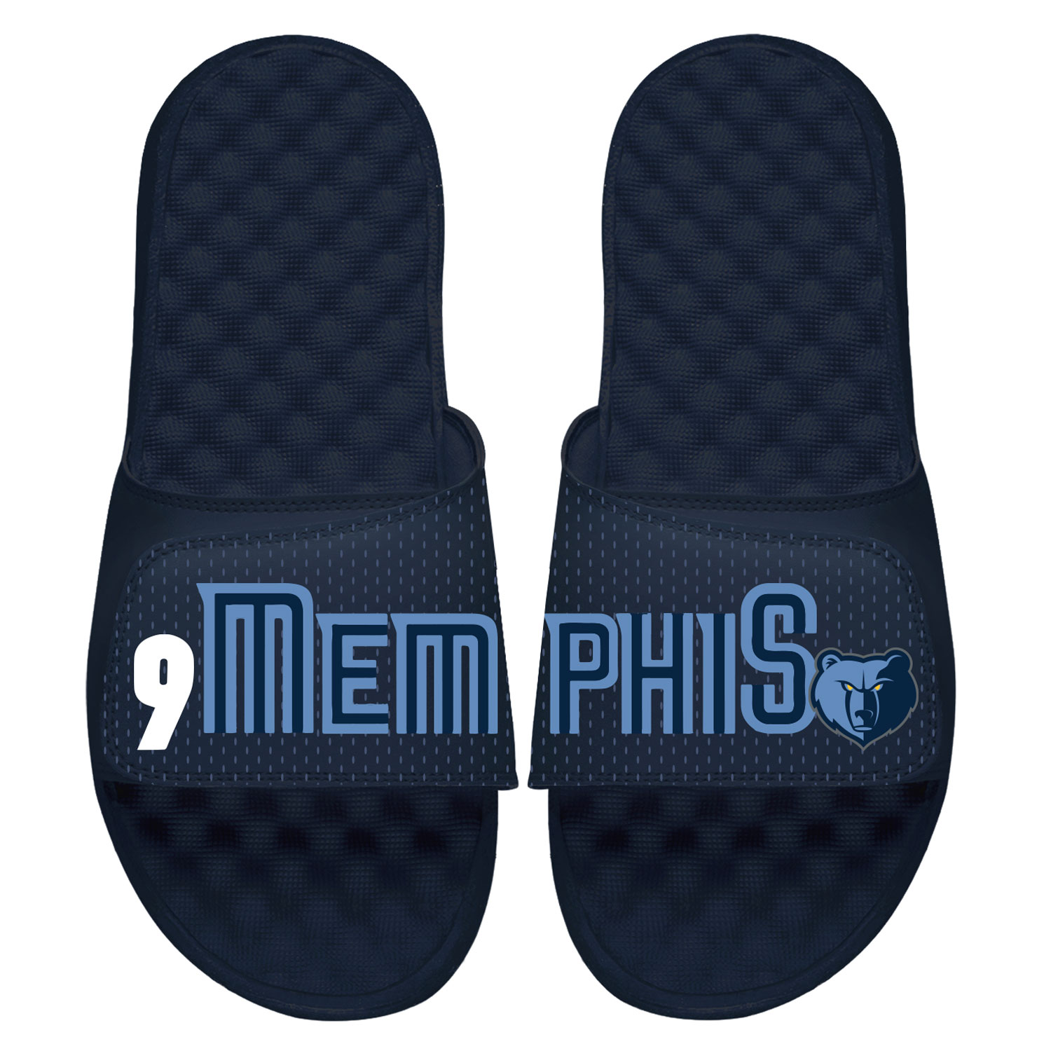 Youth ISlide Tony Allen Navy Memphis Grizzlies City Wordmark Slide Sandals