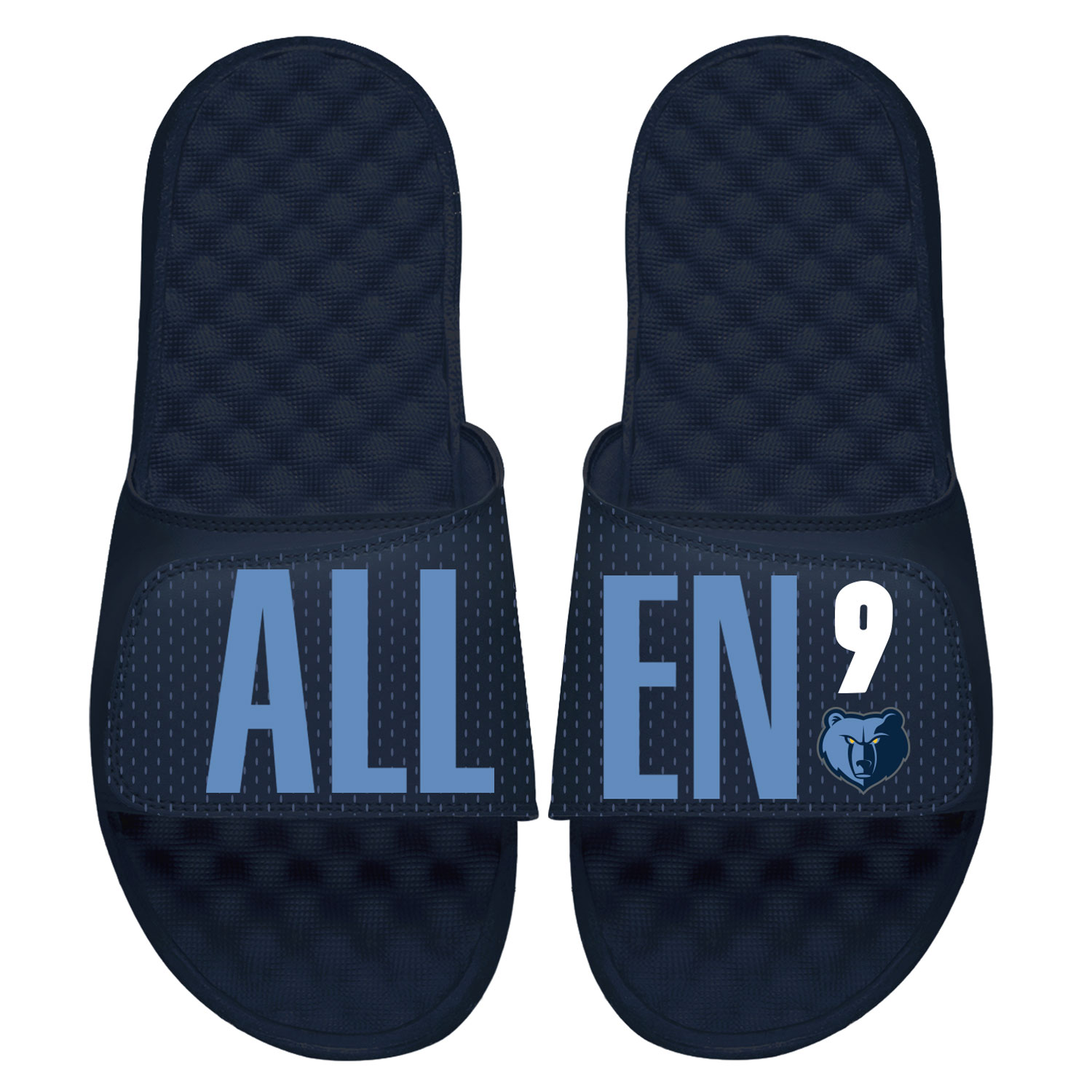 Youth ISlide Tony Allen Navy Memphis Grizzlies Retired Player Wordmark Slide Sandals