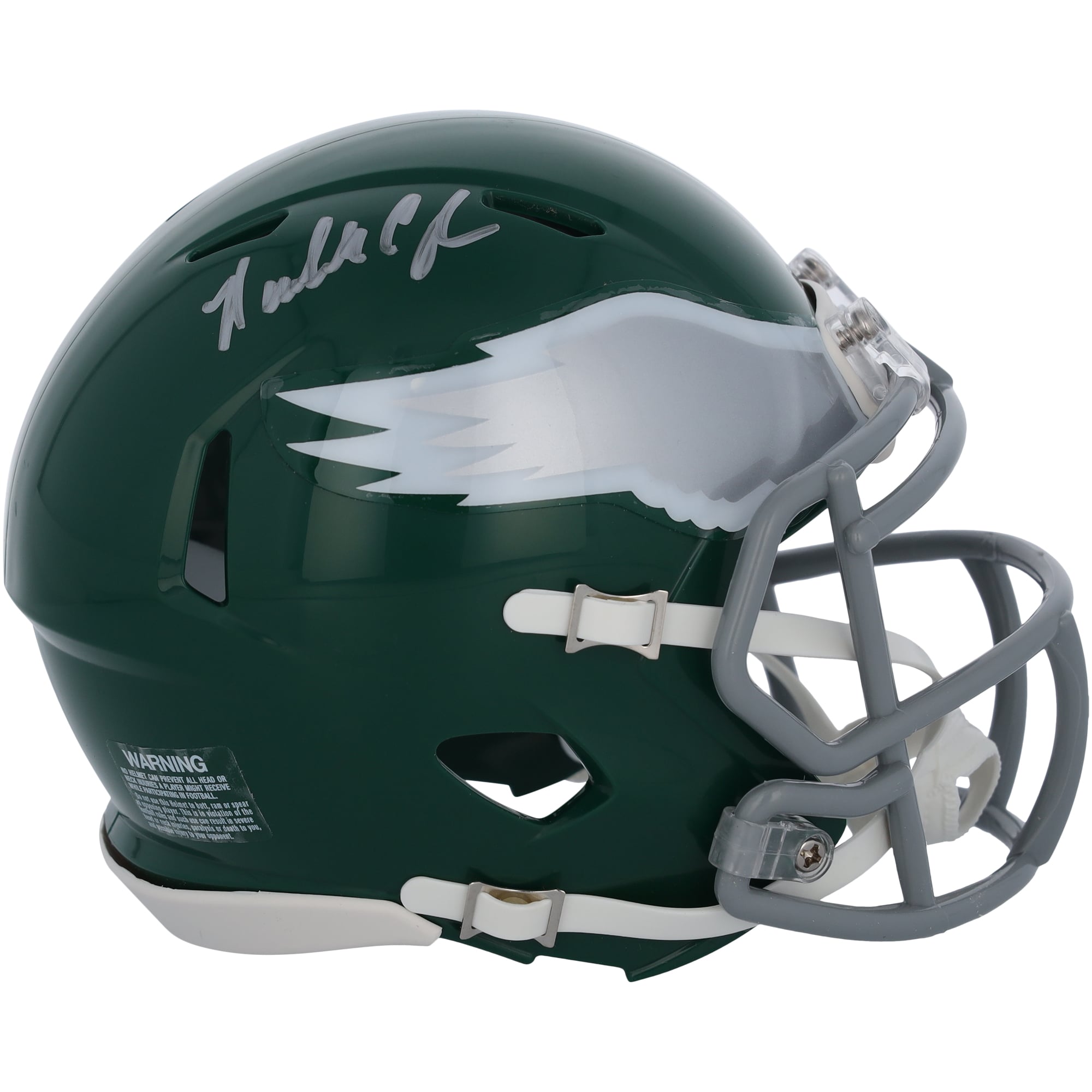Randall Cunningham Philadelphia Eagles Autographed Riddell Throwback 1974-95 Speed Mini Helmet
