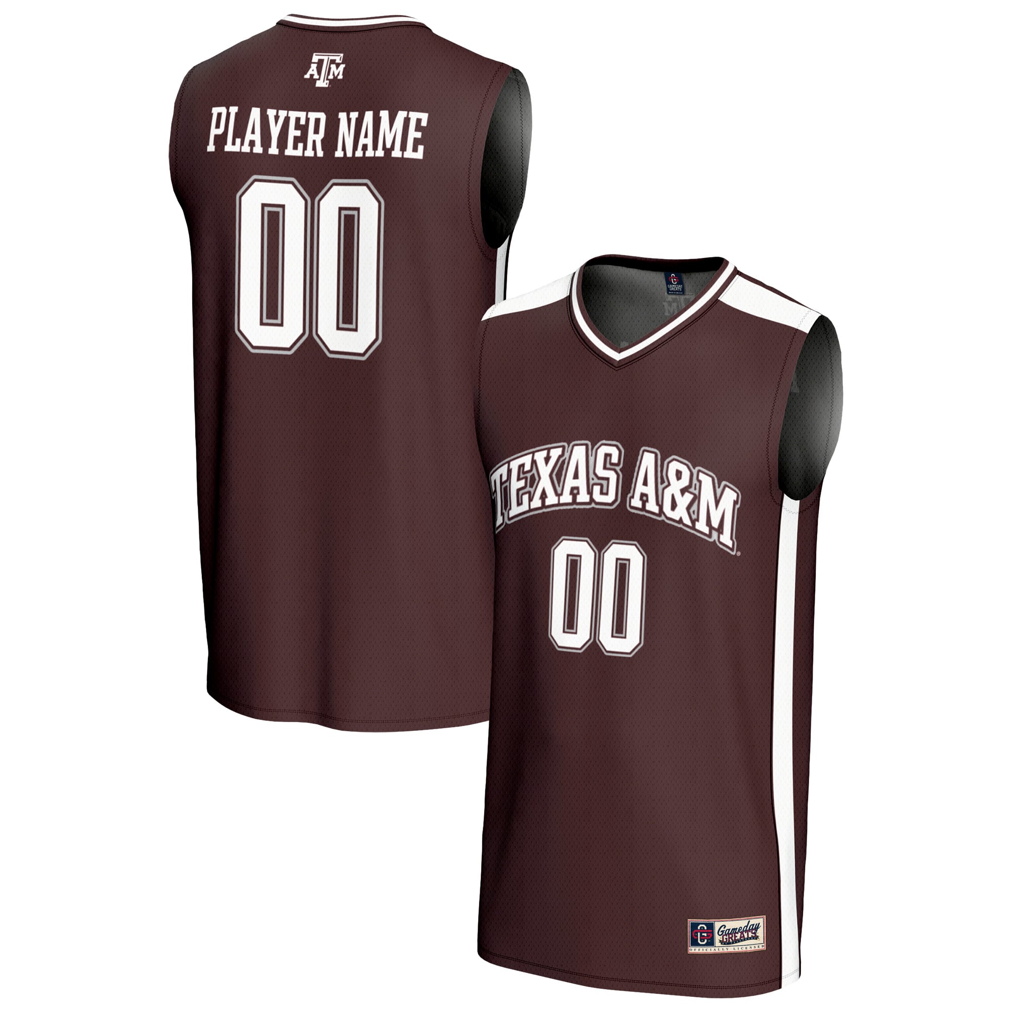 Unisex GameDay Greats  Maroon Texas A&M Aggies NIL Pick-A-Player Lightweight Women's Basketball Fashion Jersey