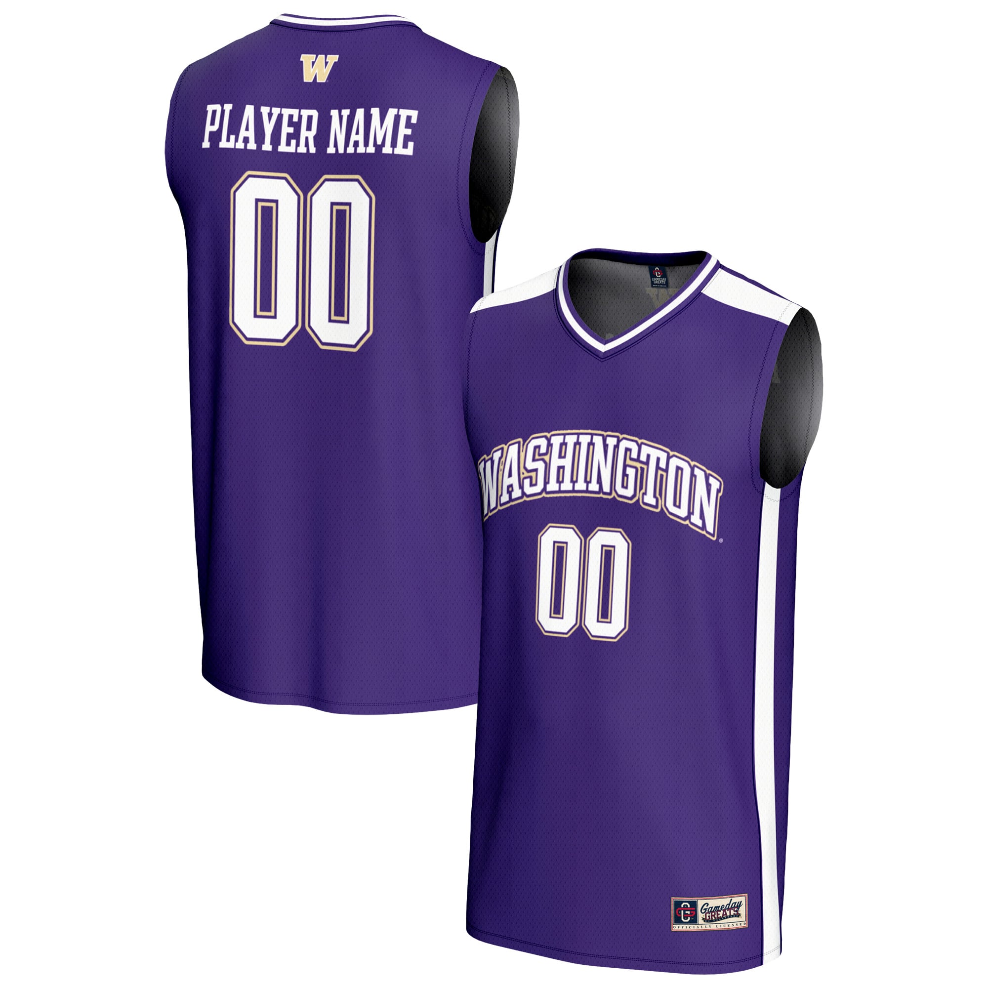 Unisex GameDay Greats  Purple Washington Huskies NIL Pick-A-Player Lightweight Women's Basketball Fashion Jersey