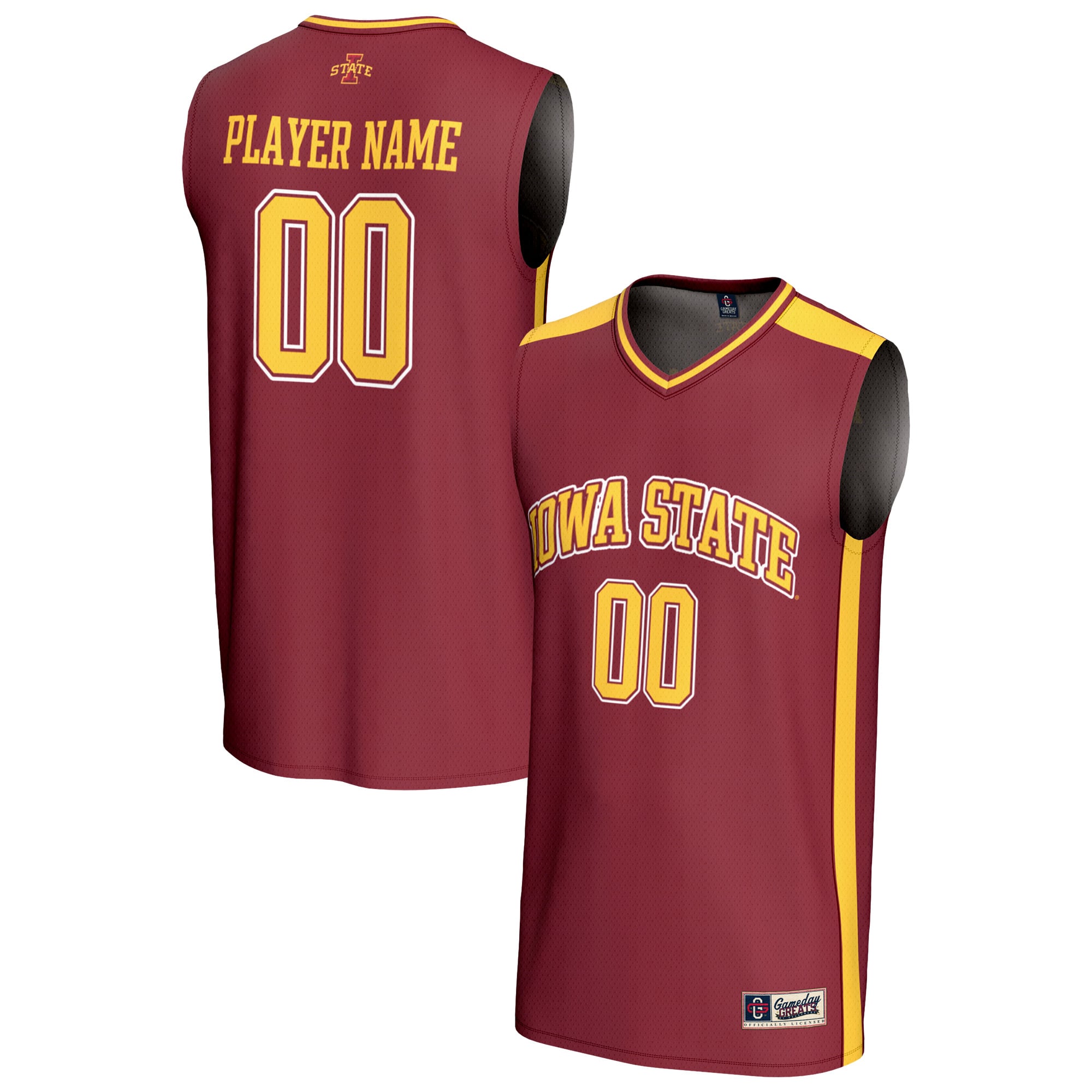 Youth GameDay Greats  Cardinal Iowa State Cyclones NIL Pick-A-Player Lightweight Women's Basketball Fashion Jersey
