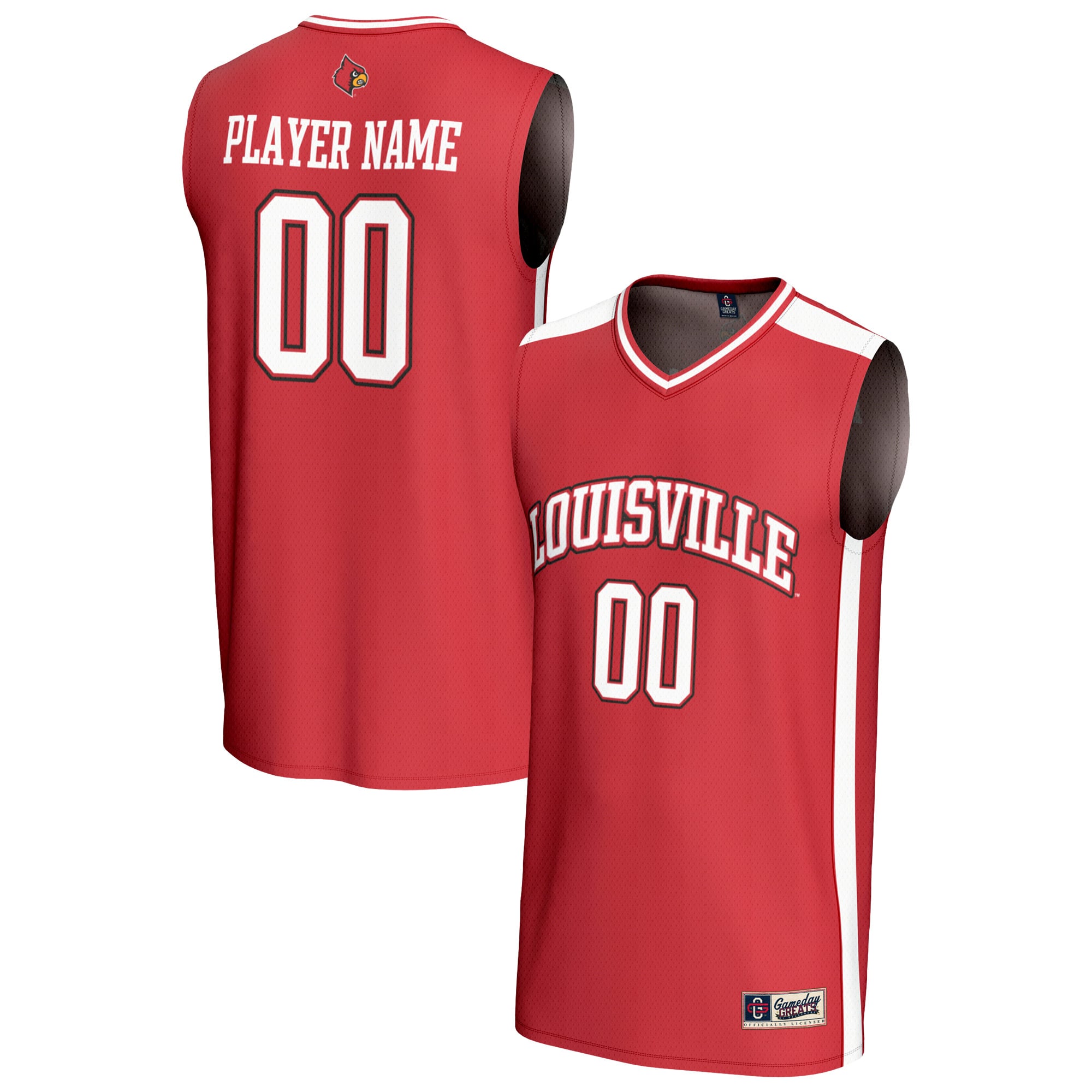 Youth GameDay Greats  Red Louisville Cardinals NIL Pick-A-Player Lightweight Women's Basketball Fashion Jersey