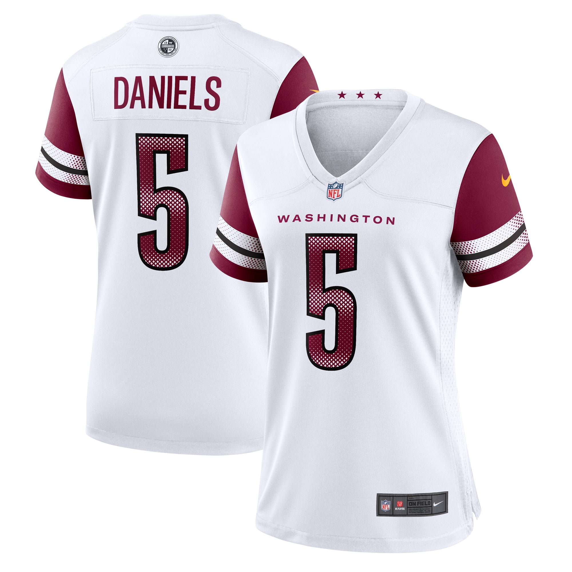 Women's Nike Jayden Daniels White Washington Commanders Game Jersey