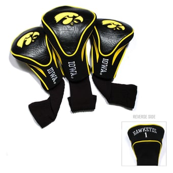 Iowa Hawkeyes 3-Pack Contour Headcover Set