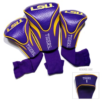 LSU Tigers 3-Pack Contour Headcover Set