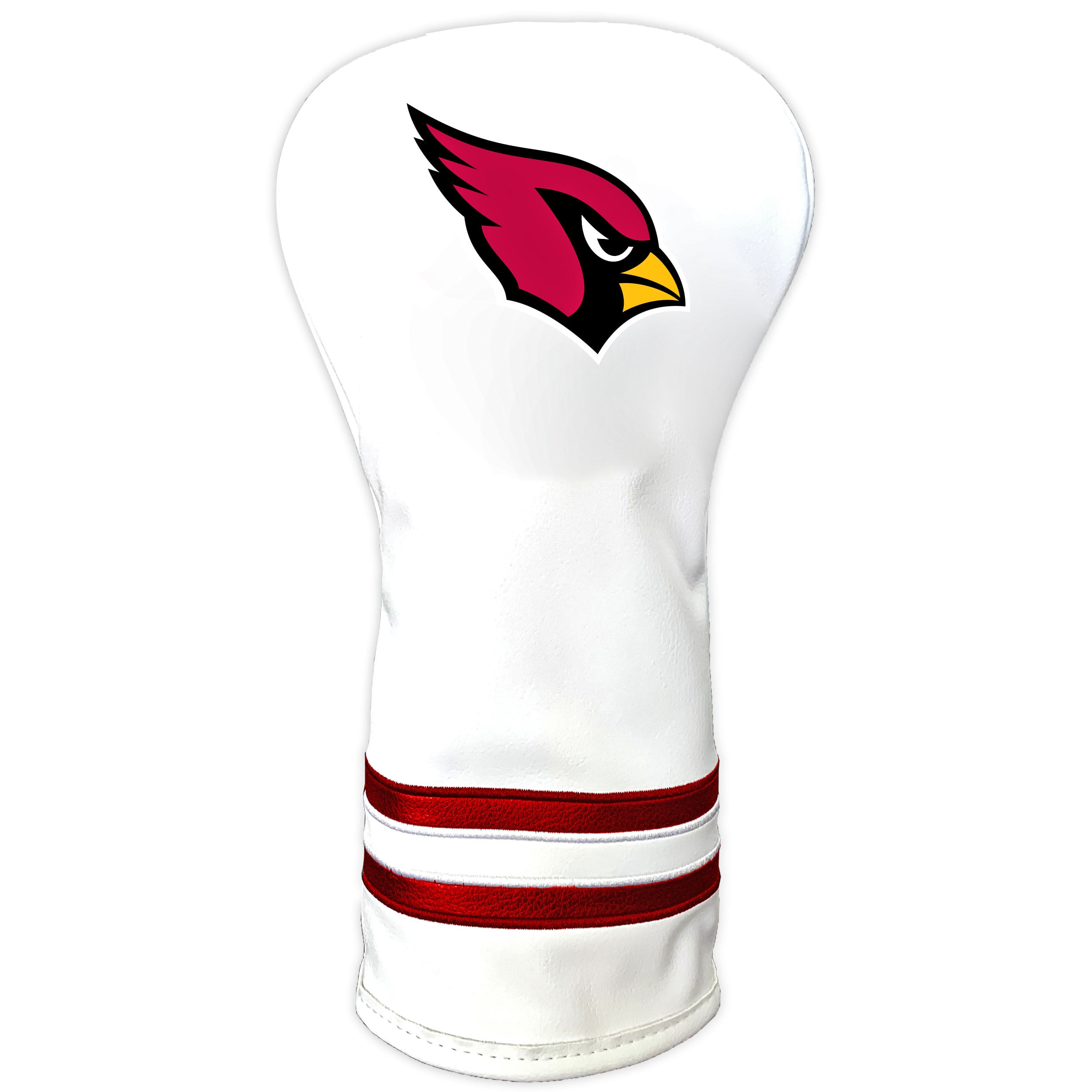 White Arizona Cardinals Vintage Driver Golf Headcover