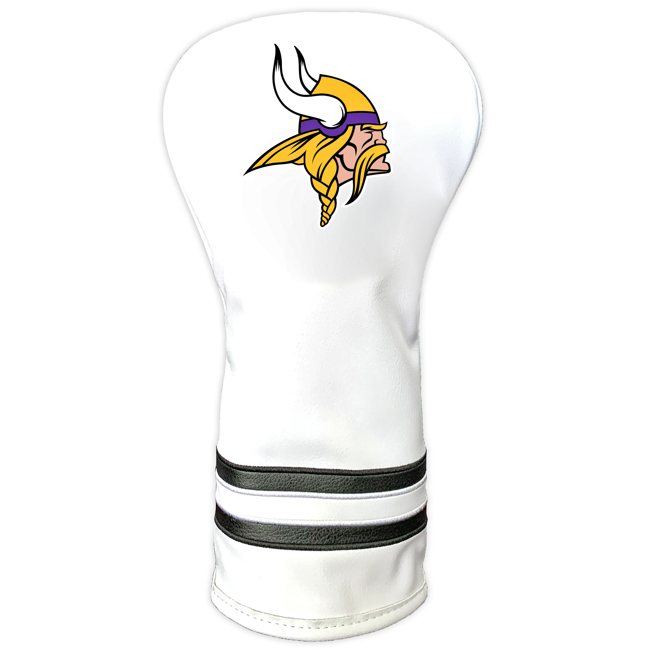 White Minnesota Vikings Vintage Driver Golf Headcover
