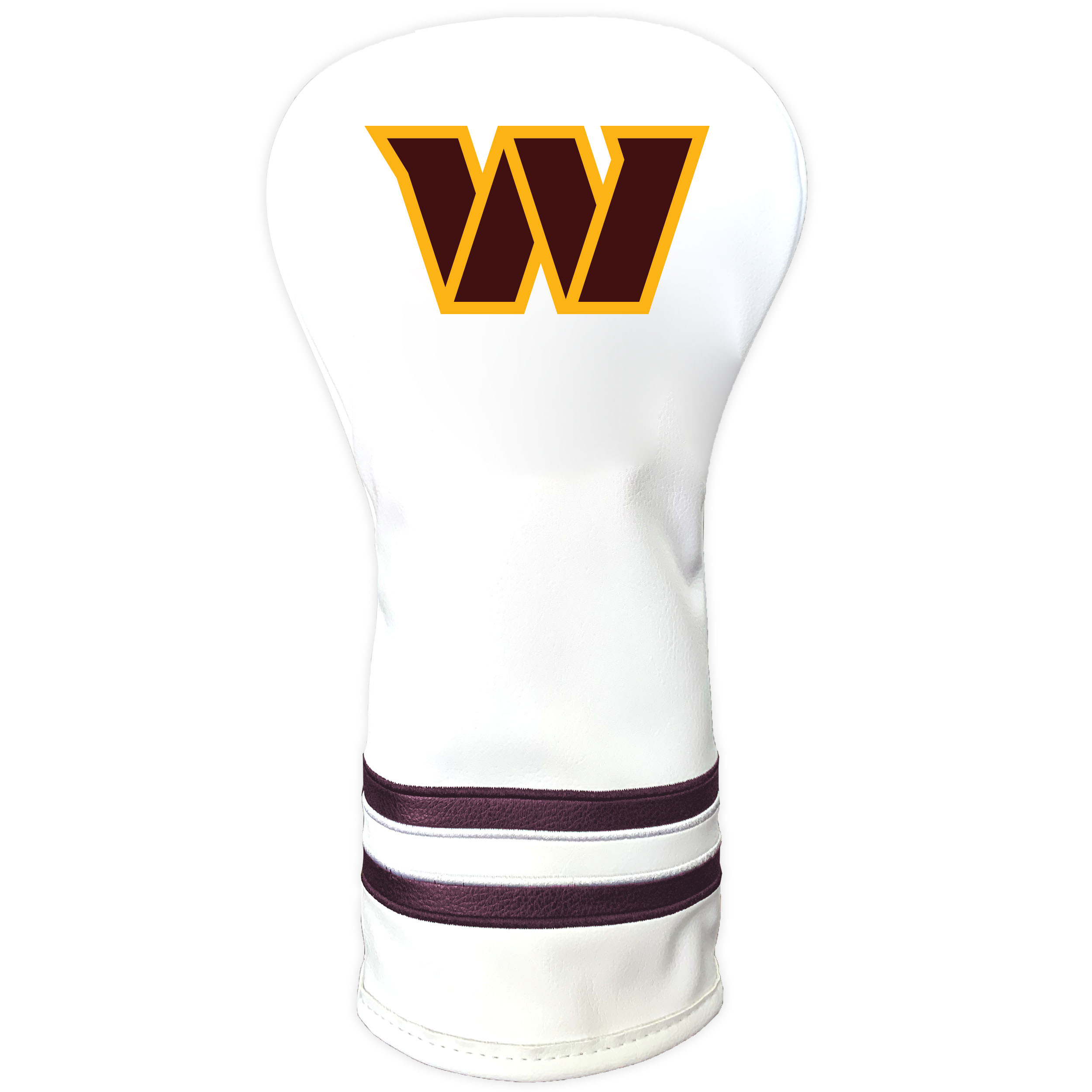 White Washington Commanders Vintage Driver Golf Headcover White Washington Commanders Vintage Driver Golf Headcover