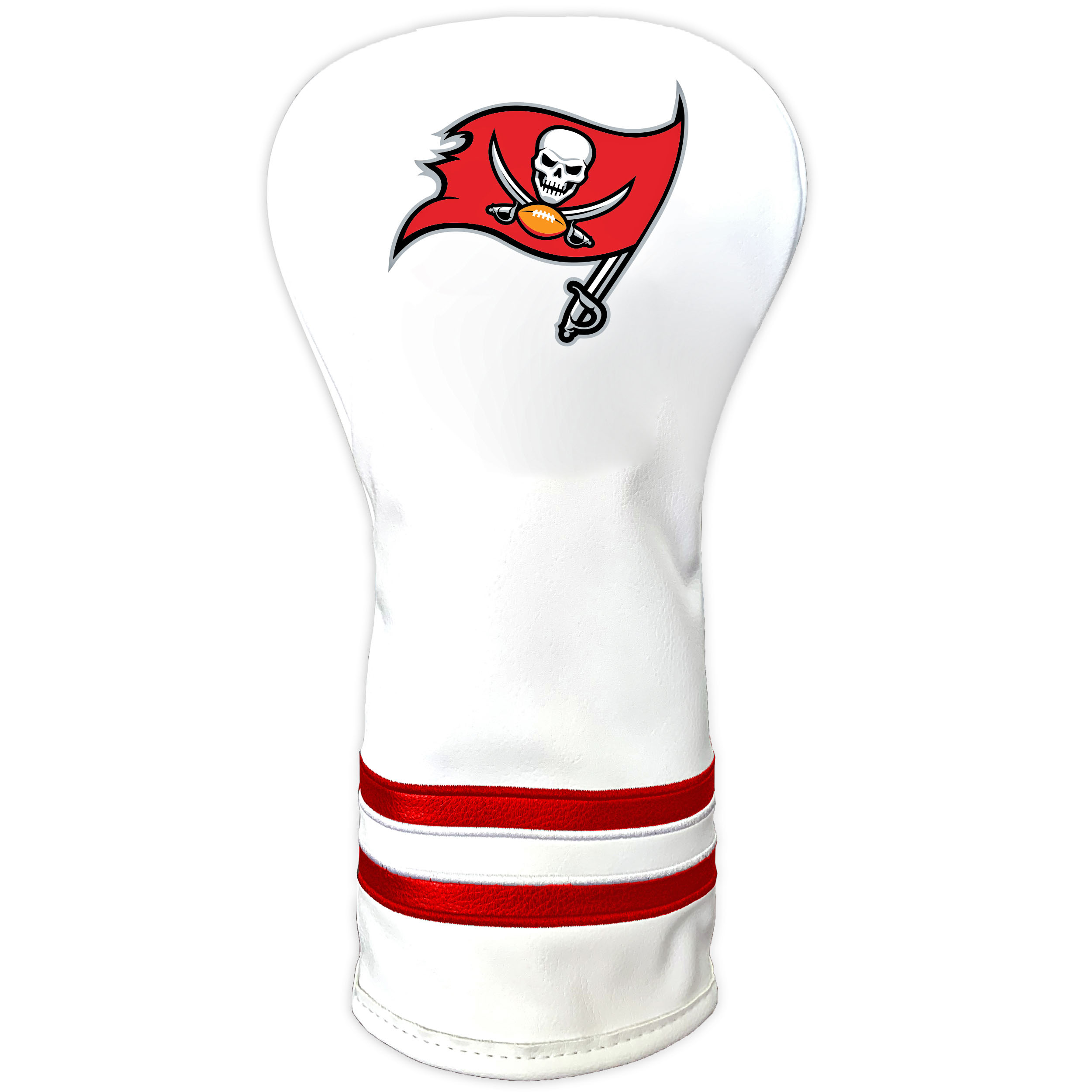 White Tampa Bay Buccaneers Vintage Driver Golf Headcover