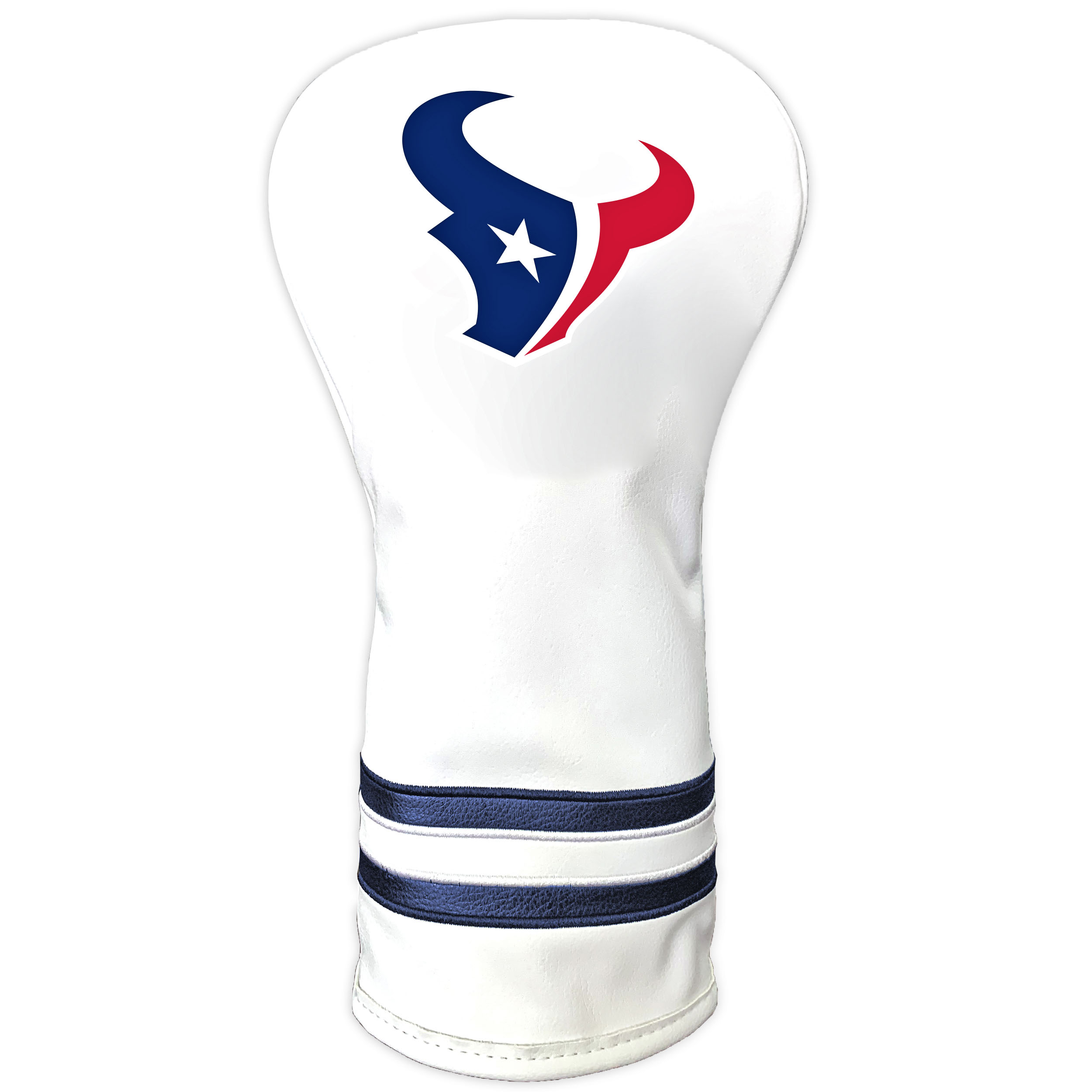 White Houston Texans Vintage Driver Golf Headcover