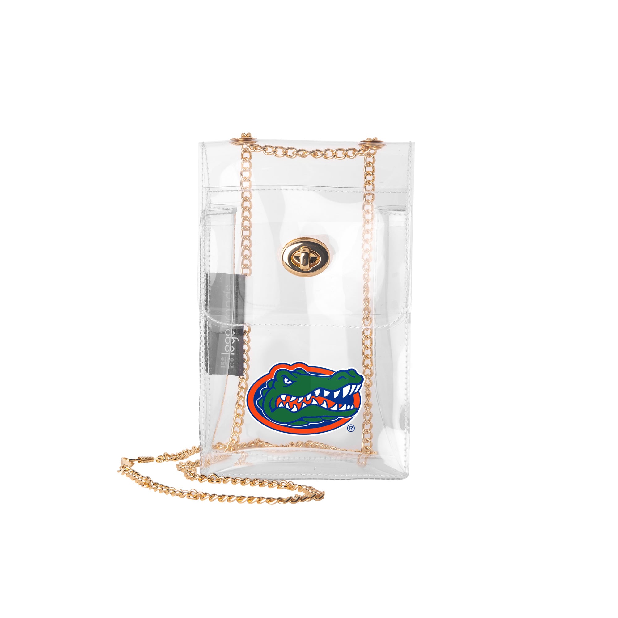 Logo Brands Florida Gators Clear Essential Crossbody Purse