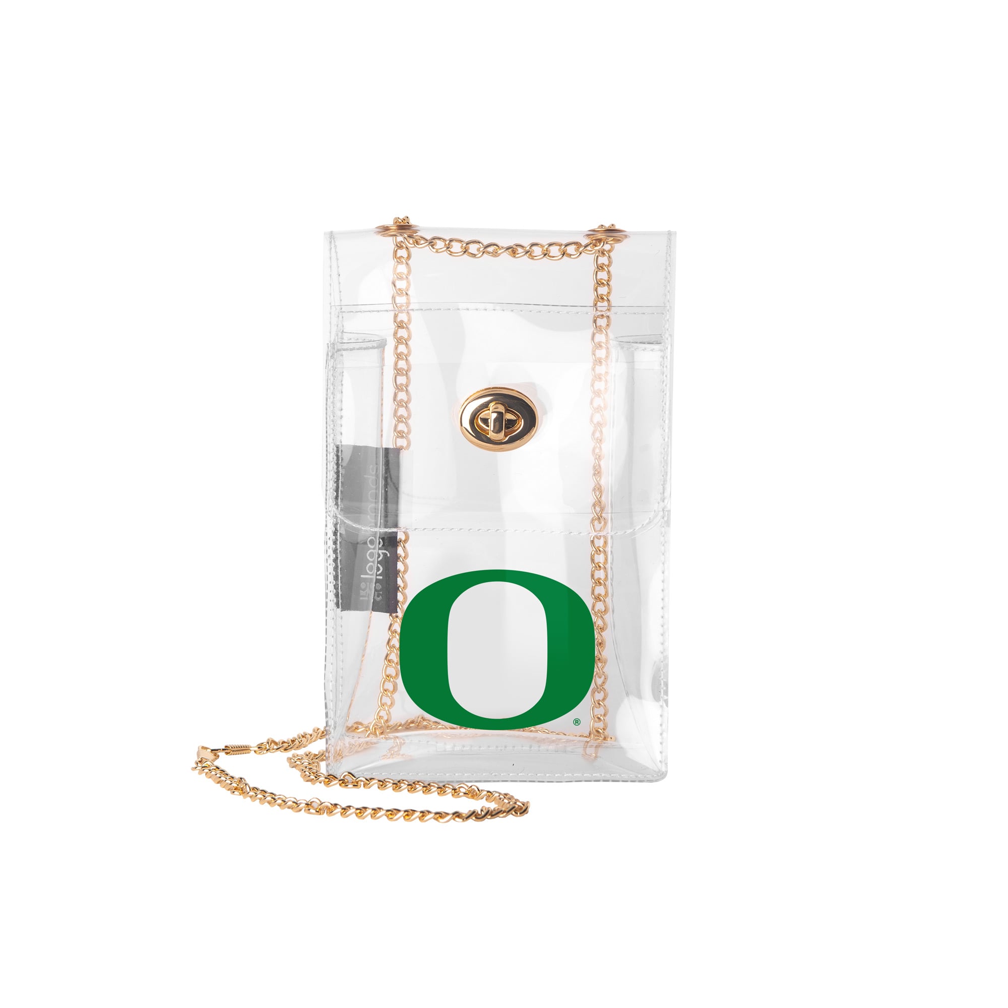 Logo Brands Oregon Ducks Clear Essential Crossbody Purse