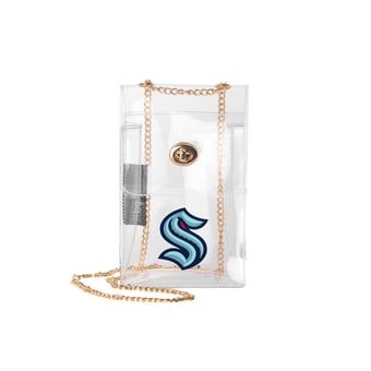 Logo Brands Seattle Kraken Clear Essential Crossbody Purse