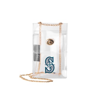 Logo Brands Seattle Mariners Clear Essential Crossbody Purse
