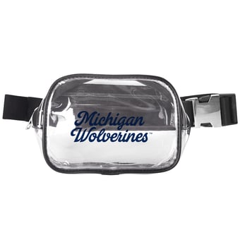 Michigan Wolverines Clear Belt Bag