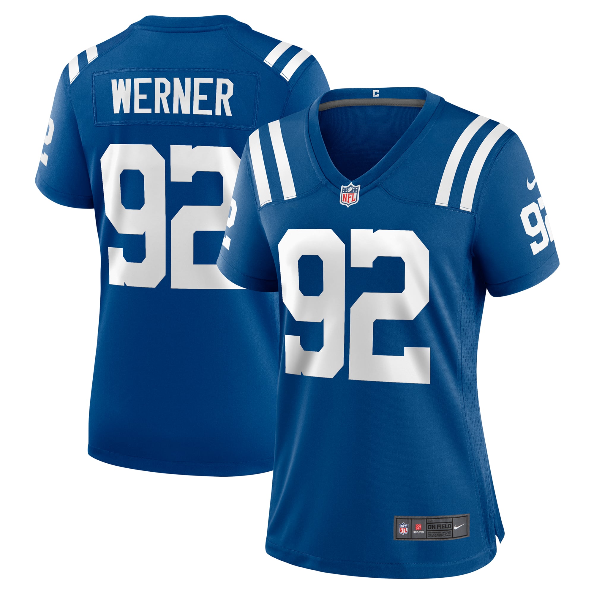 Camiseta Nike Game Jugador retirado de la 1ª equipación del Indianapolis Colts - Azul - Björn Werner - Mujer
