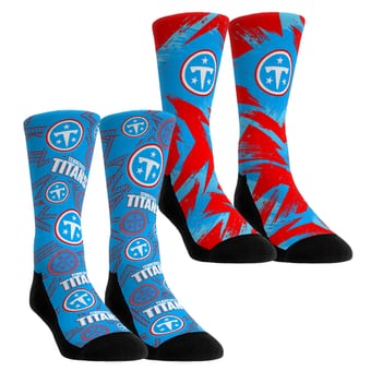 Youth Rock Em Socks Tennessee Titans Game Day Two-Pack Crew Sock Set