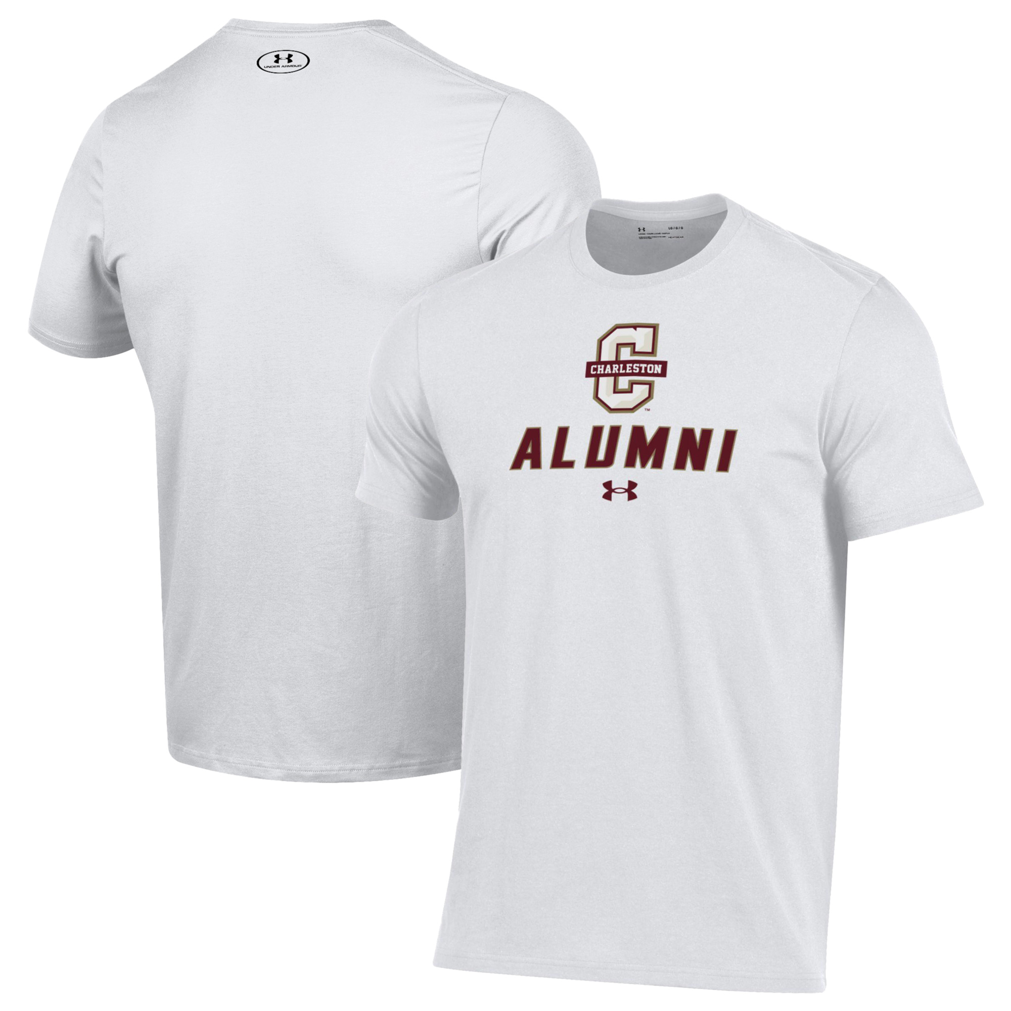 Men's Under Armour White Charleston Cougars Alumni Performance T-Shirt