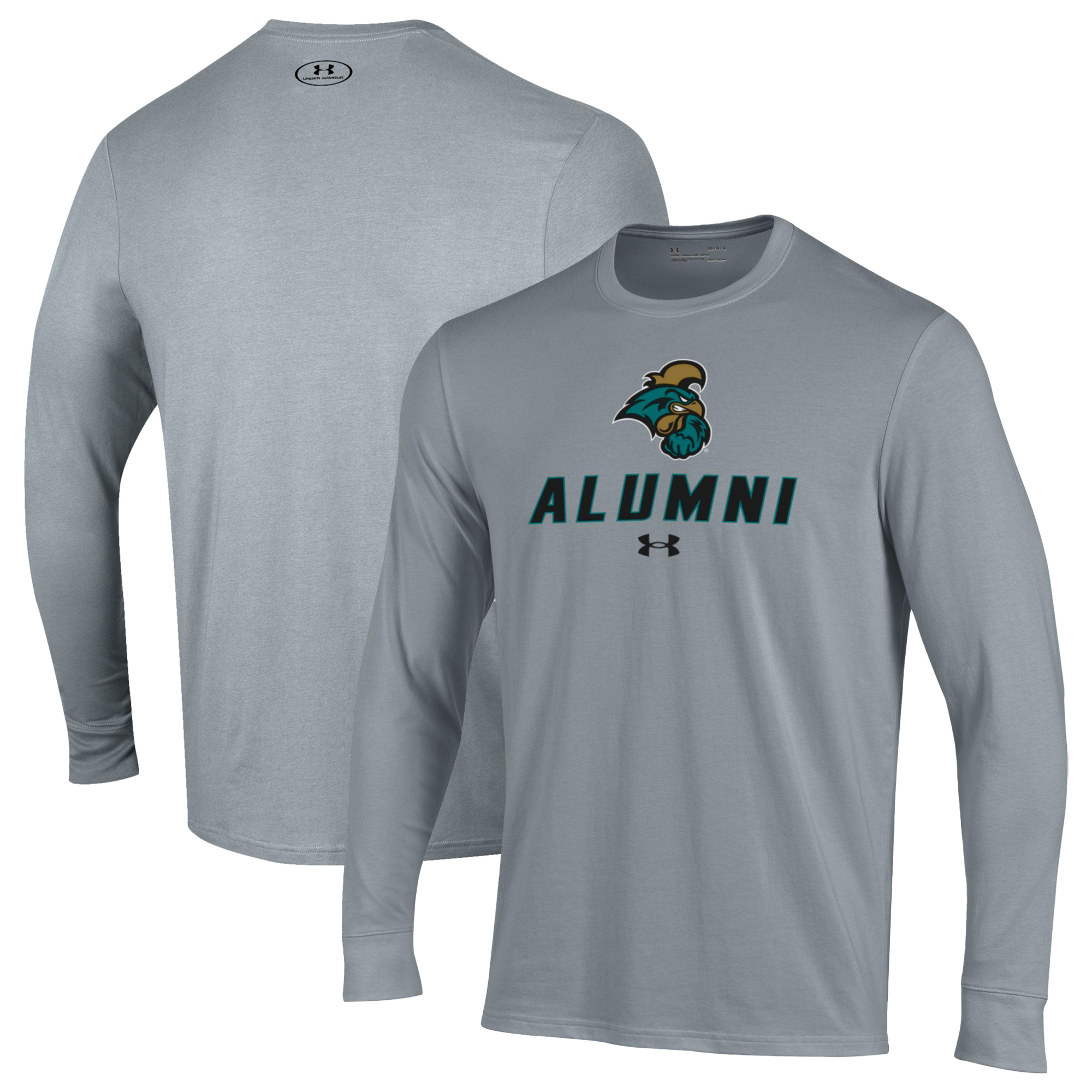 Men’s Under Armour Gray Coastal Carolina Chanticleers Alumni Performance Long Sleeve T-Shirt Men’s Under Armour Gray Coastal Carolina Chanticleers Alumni Performance Long Sleeve T-Shirt