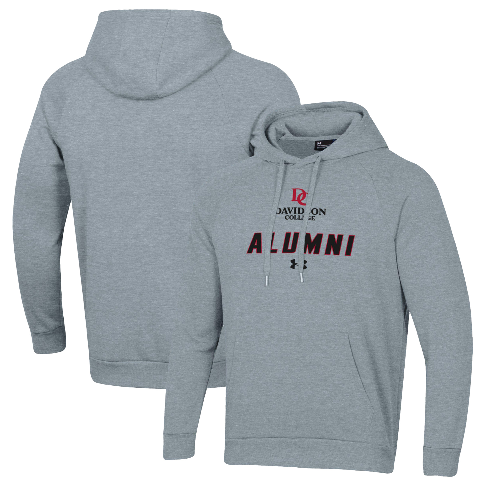 Men’s Under Armour Gray Davidson Wildcats Alumni Rival Fleece Pullover Hoodie Men’s Under Armour Gray Davidson Wildcats Alumni Rival Fleece Pullover Hoodie