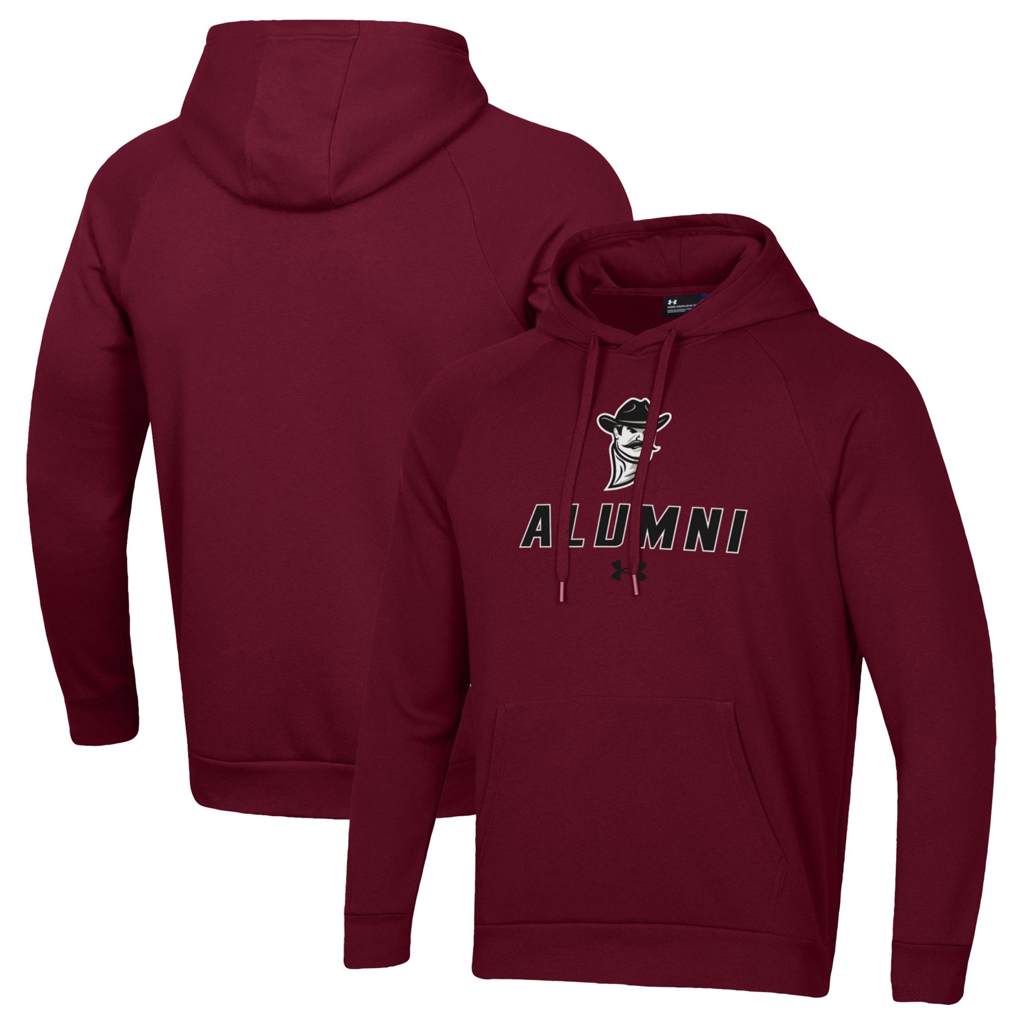 Men's Under Armour Maroon New Mexico State Aggies Alumni Rival Fleece Pullover Hoodie