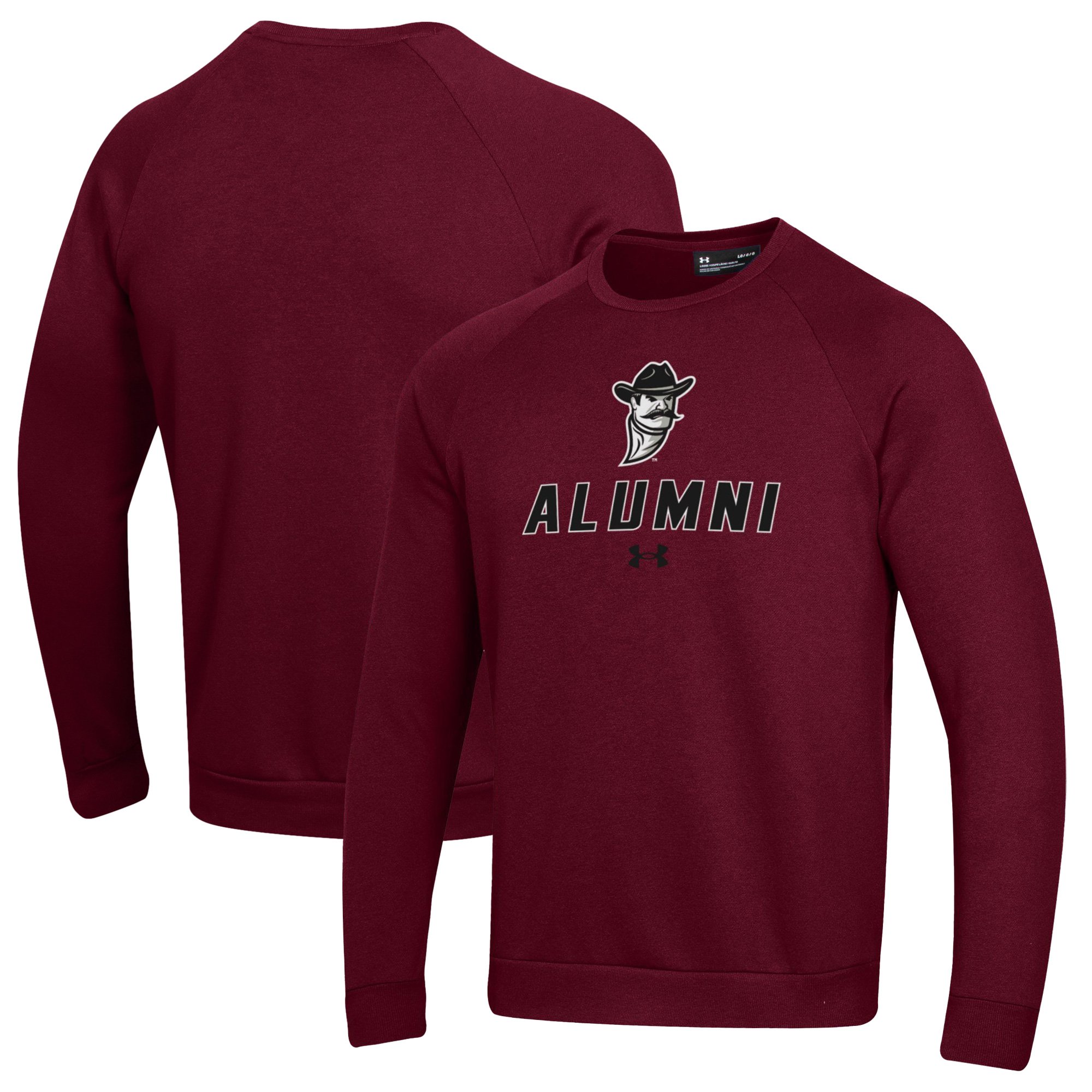 Men's Under Armour Maroon New Mexico State Aggies Alumni Rival Fleece Pullover Sweatshirt