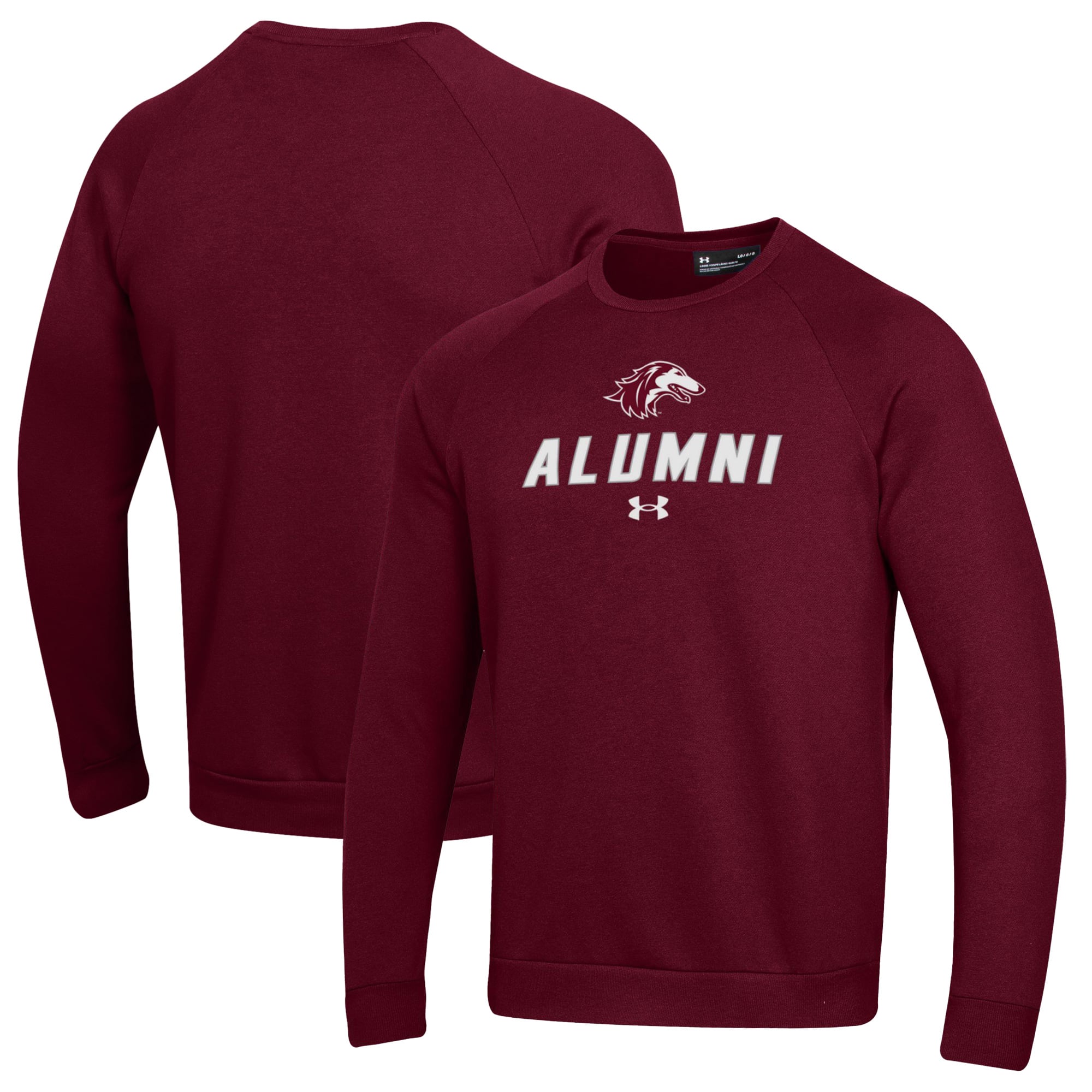 Men's Under Armour Maroon Southern Illinois Salukis Alumni Rival Fleece Pullover Sweatshirt