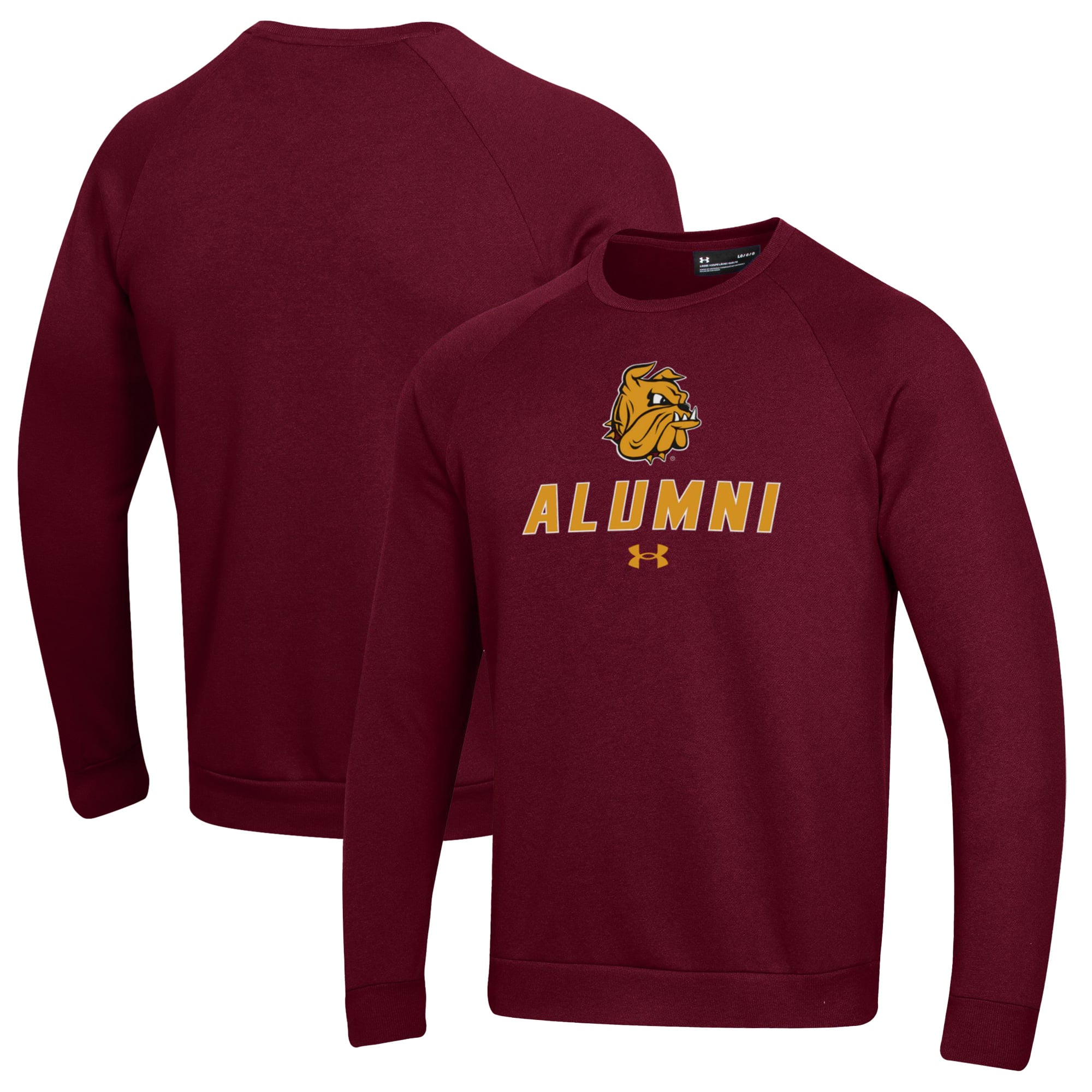 Men's Under Armour Red Minnesota Duluth Bulldogs Alumni Rival Fleece Pullover Sweatshirt