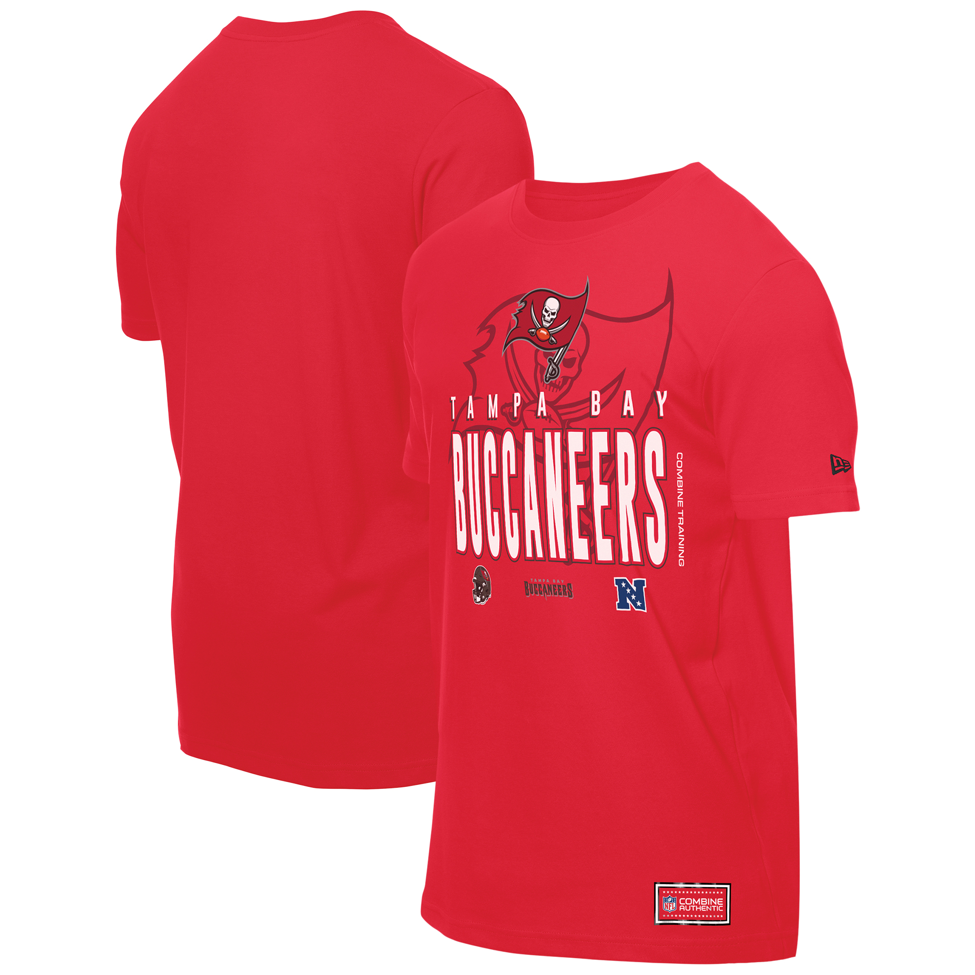 Men's New Era Red Tampa Bay Buccaneers 2025 NFL Training Camp T-Shirt
