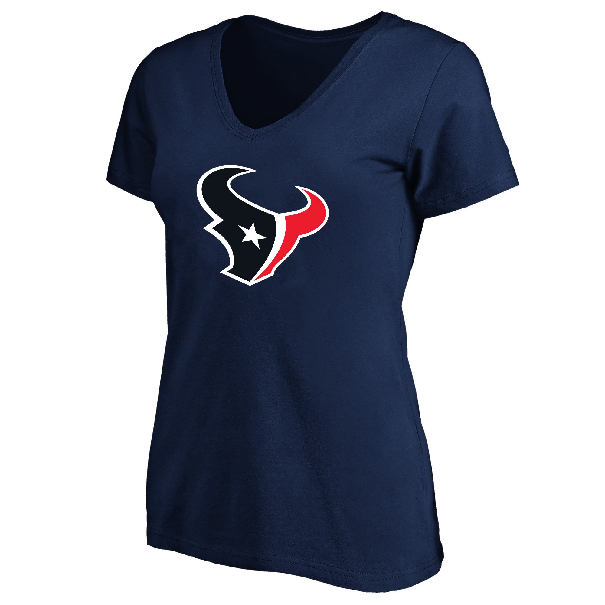 Women’s Fanatics Navy Houston Texans Plus Size V-Neck T-Shirt Women’s Fanatics Navy Houston Texans Plus Size V-Neck T-Shirt