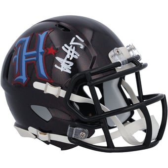 Will Anderson Jr. Houston Texans Autographed Riddell 2024 2nd Alternate Speed Mini Helmet