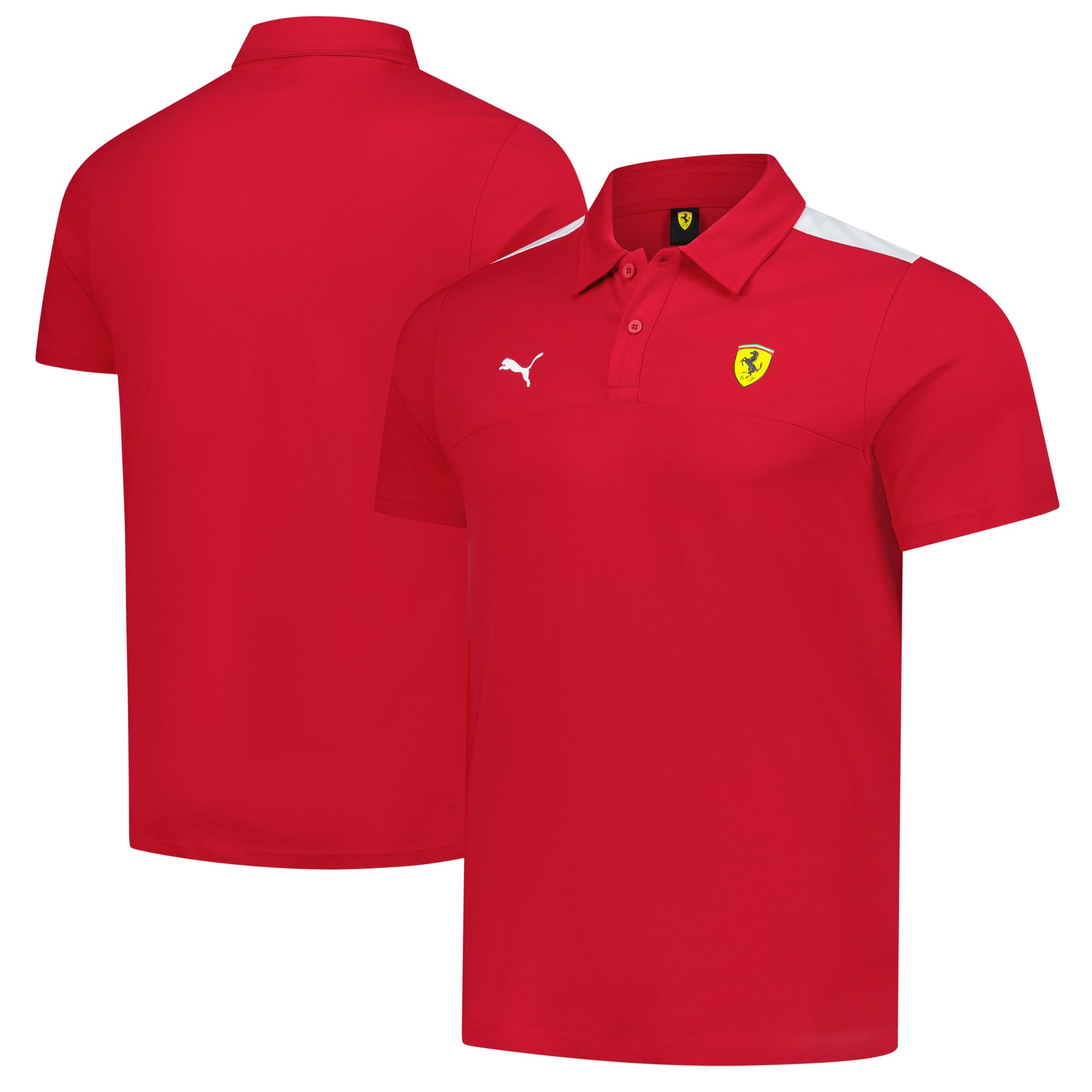 Puma Scuderia Ferrari Klassisches Poloshirt – Rot