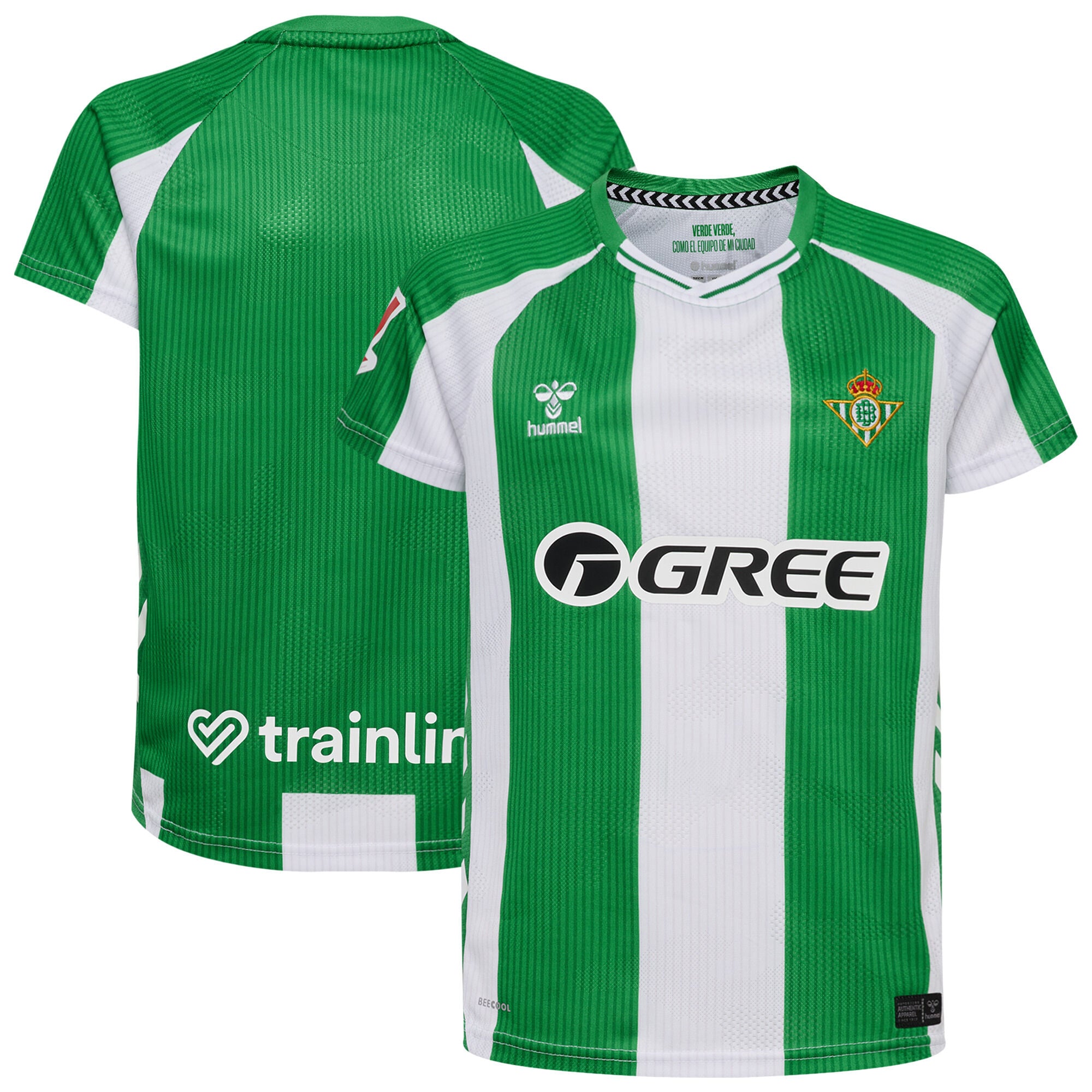 Camiseta Hummel de la 1ª equipación del Real Betis 2025-26