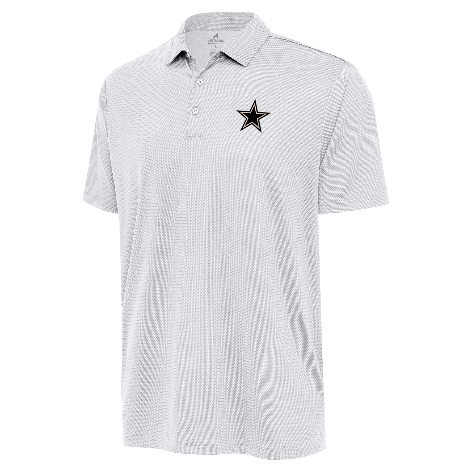 Men's Antigua White Dallas Cowboys Ellipse Performance Polo