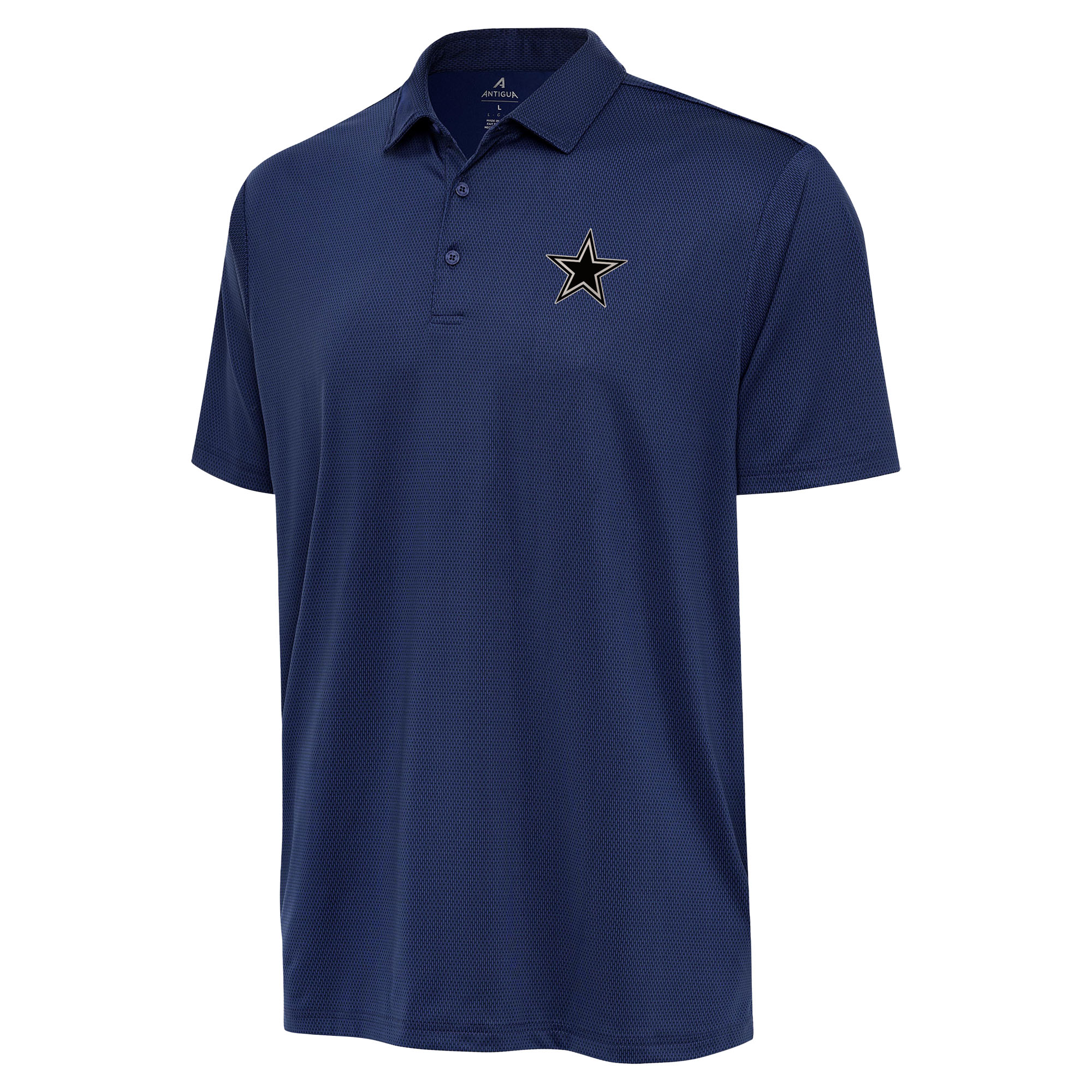 Men's Antigua Navy Dallas Cowboys Ellipse Performance Polo