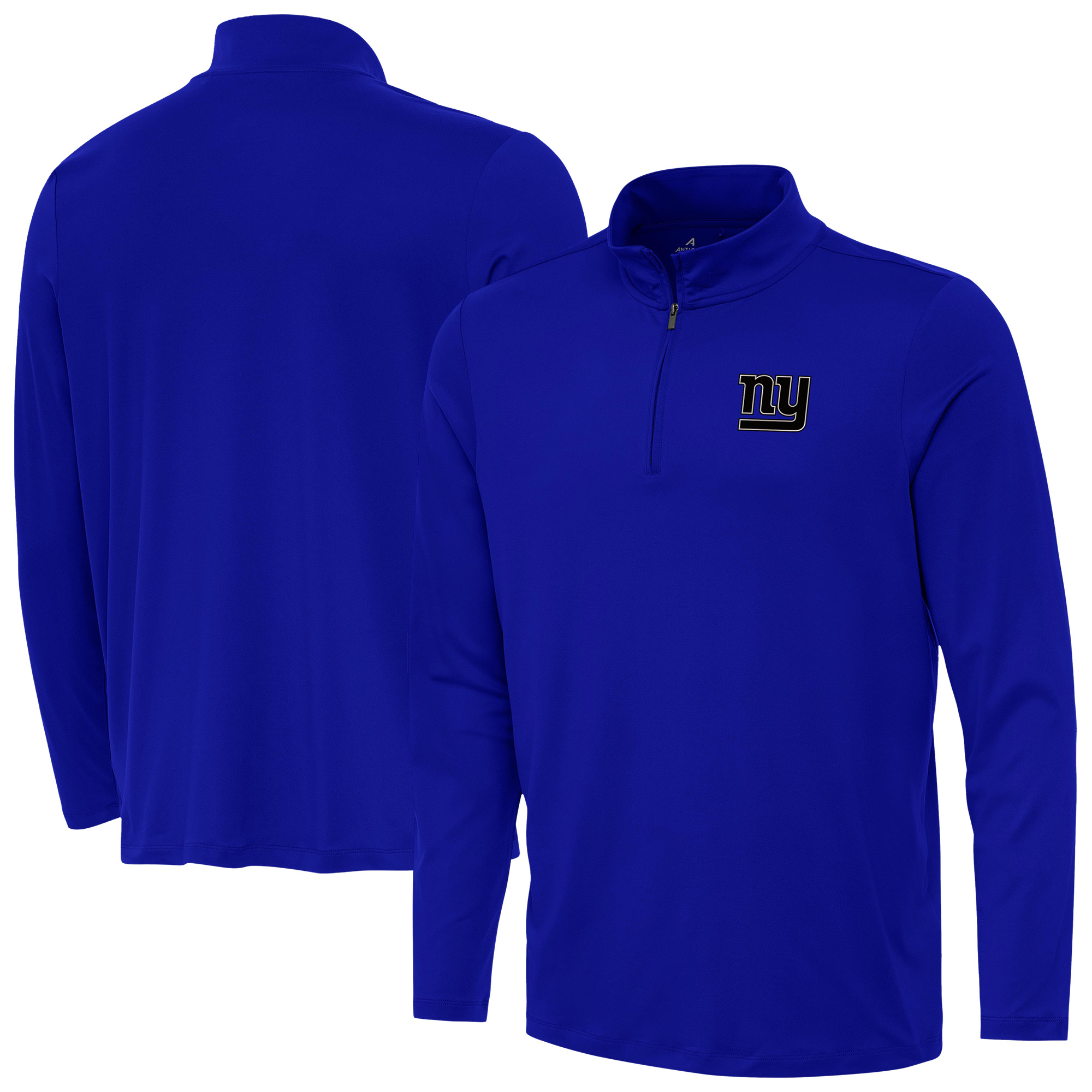 Men's Antigua Royal New York Giants Reprocess Quarter-Zip Top