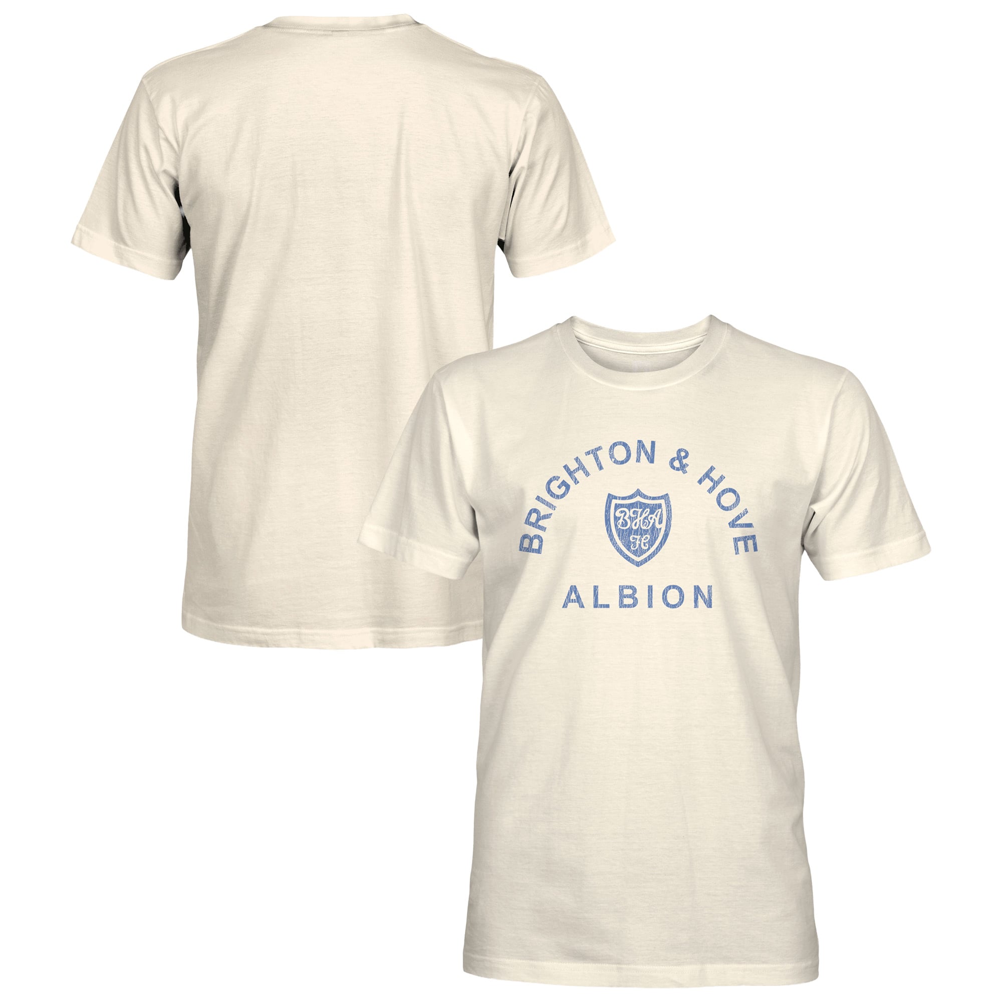 Men's 1863FC Tan Brighton and Hove Albion Team Arch T-Shirt