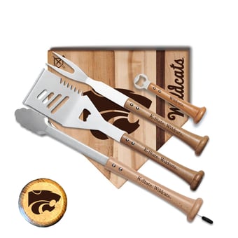 Baseball BBQ Kansas State Wildcats 12'' Grand Slam Combo Set