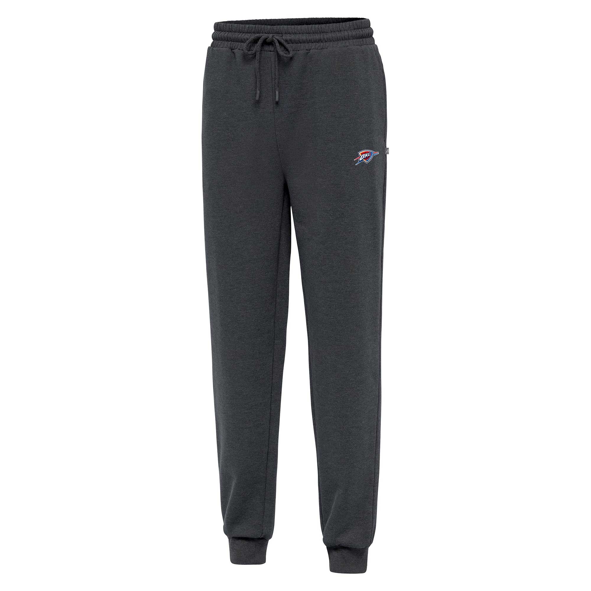 Men's Antigua Heather Charcoal Oklahoma City Thunder Idol Jogger Pants